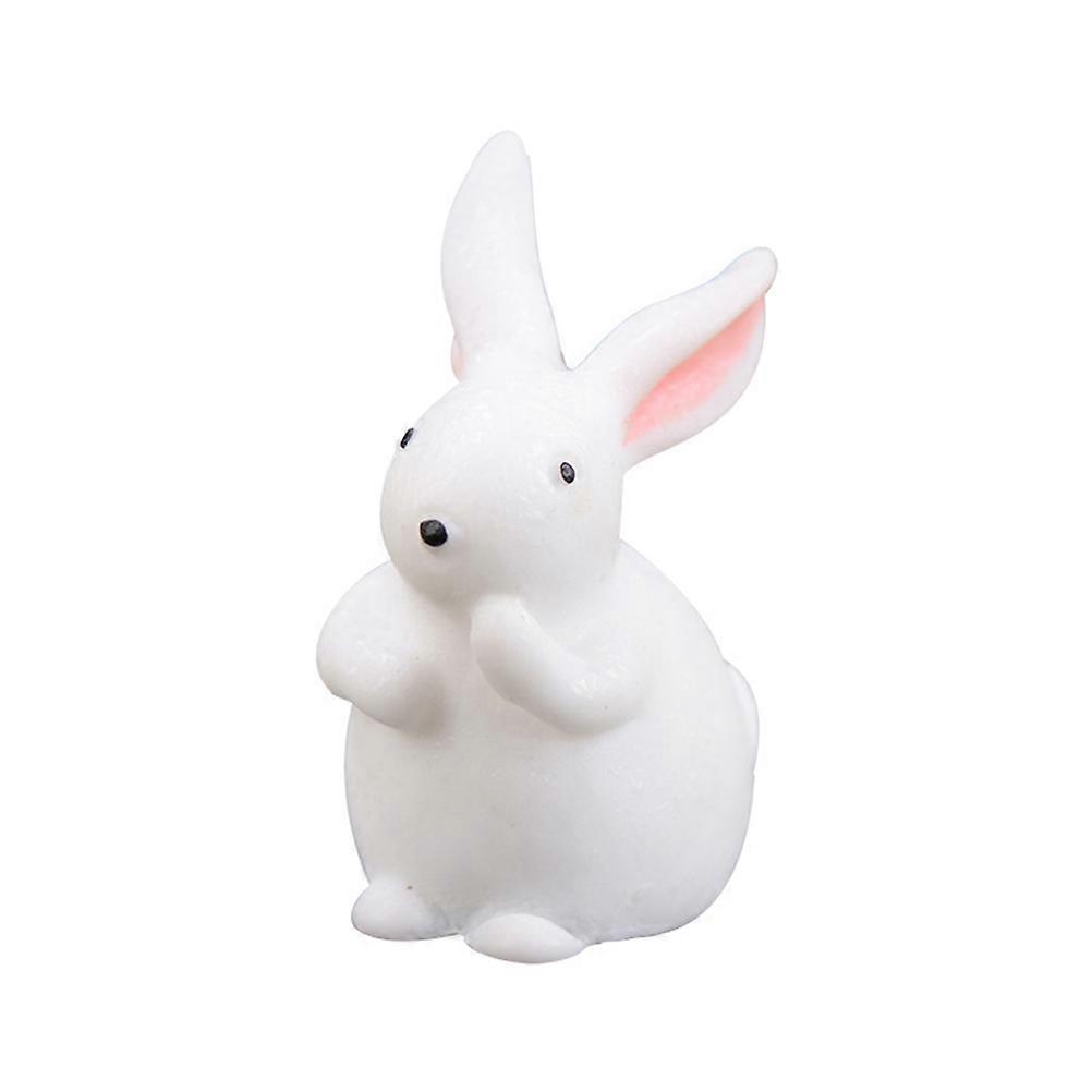Miniature Rabbit Figurines For Party Supplies Random Style Home Use Approx 4 5x4x1cm 12Pcs