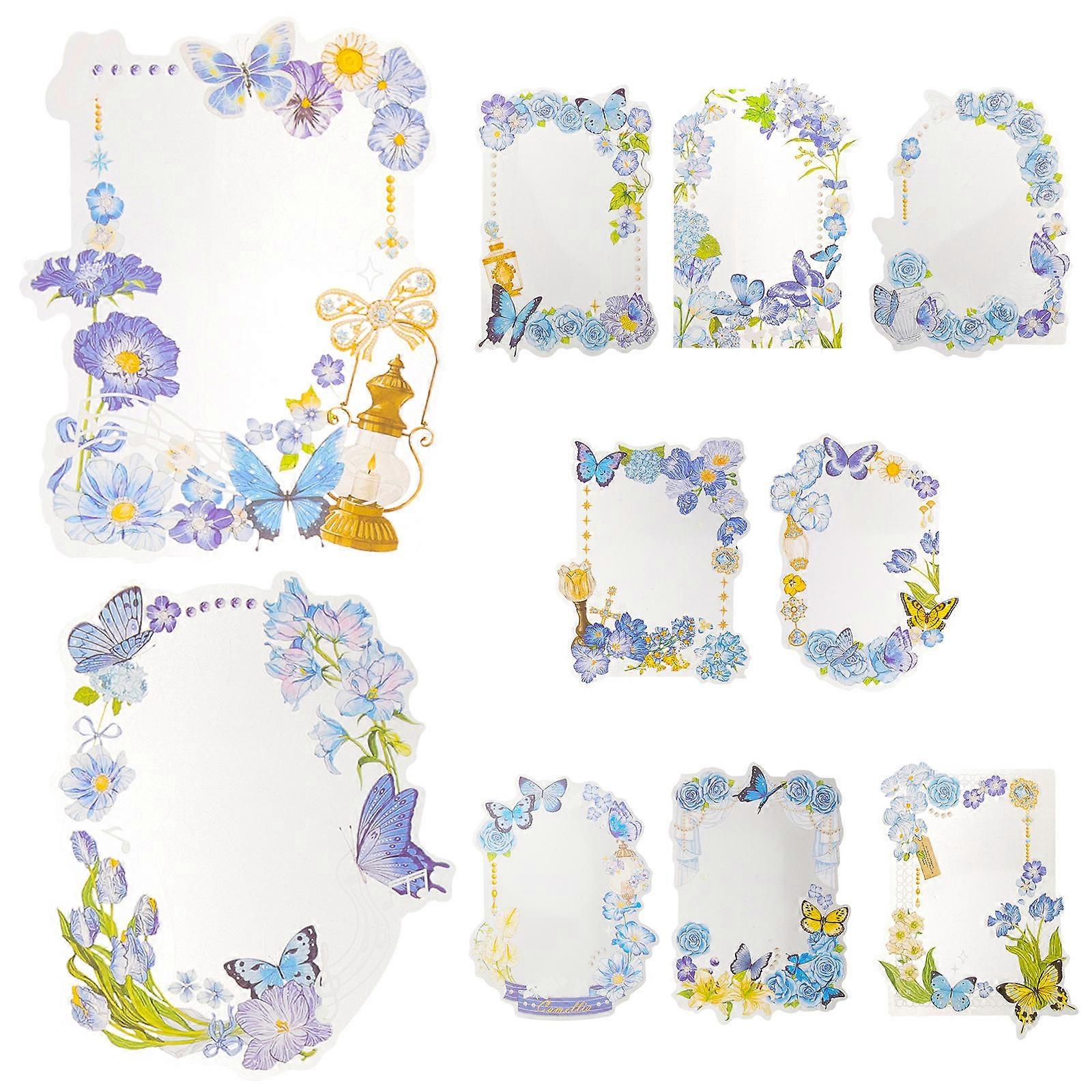 Scrapbook Stickers Crafting Frame Stickers for Decoration 20 Sheets
