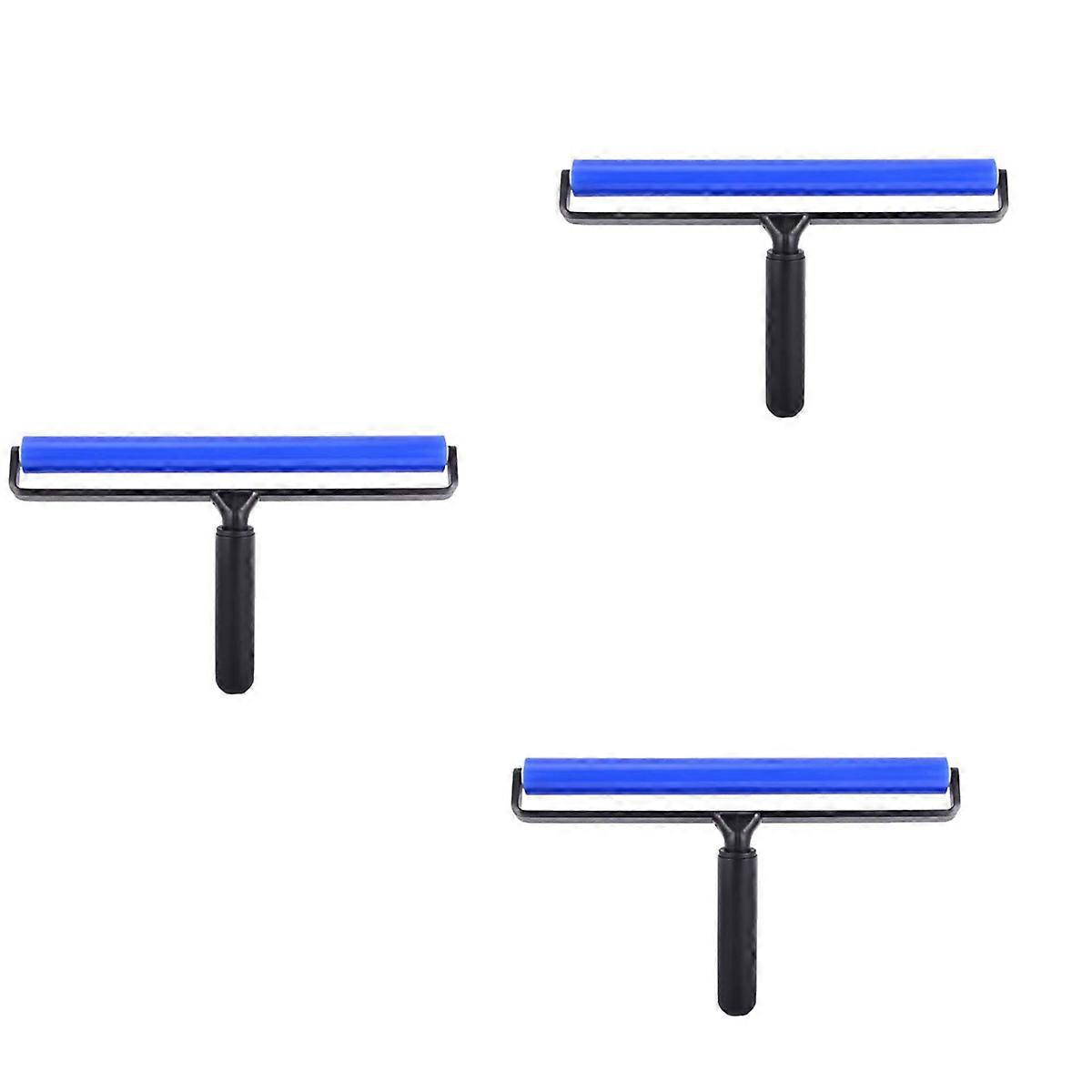 12Inch Wide Glue Silicone Soft Rubber Pasting Roller Squeegee Rolling