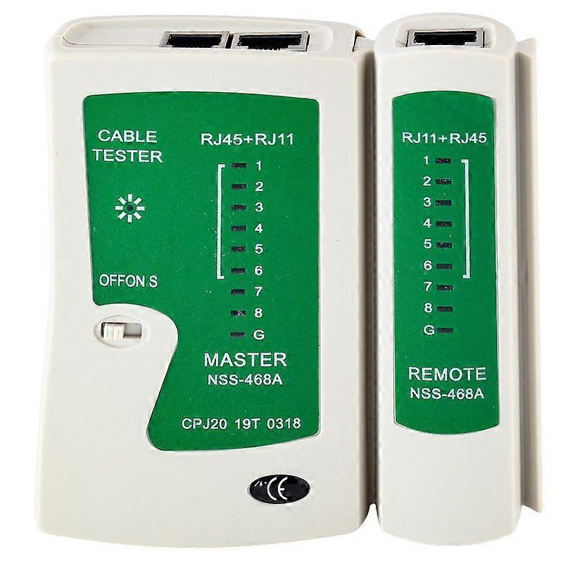 network cable tester for RJ45 and RJ11 cables
