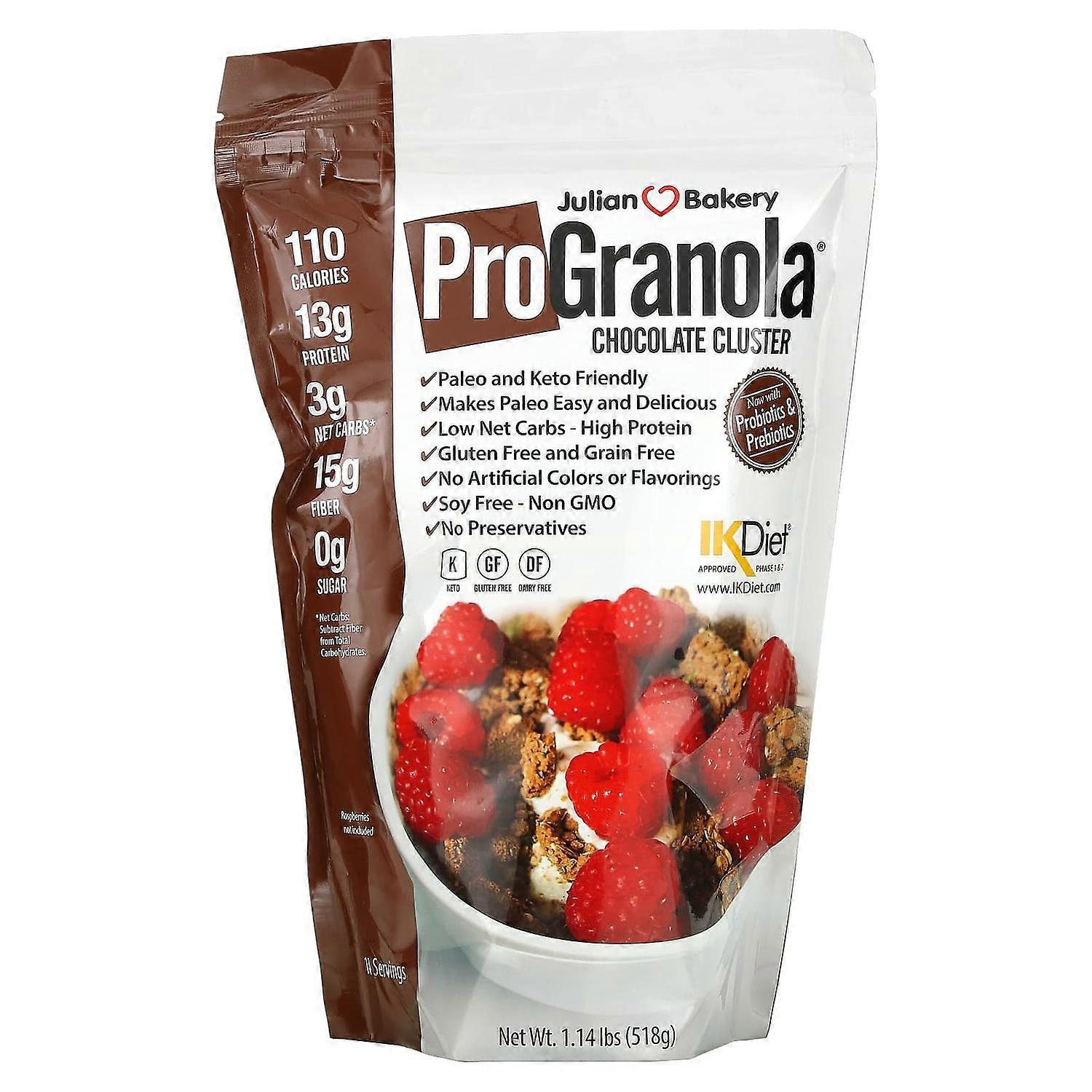 Julian Bakery, ProGranola Chocolate Clusters, 1.14 lbs (518 g)