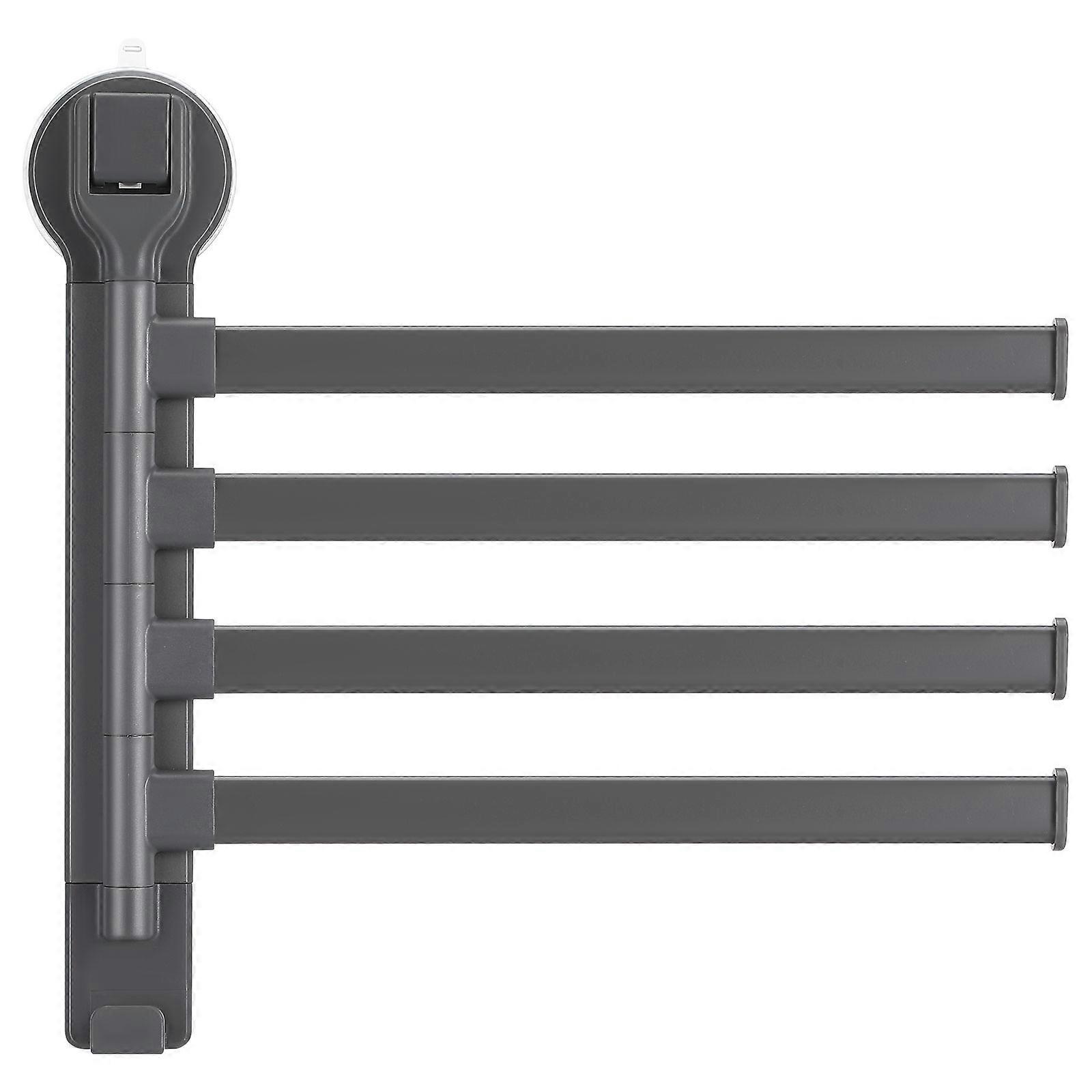Adjustable Towel Rack for Bathroom with 3Pcs Suction Cup No Drill Installation