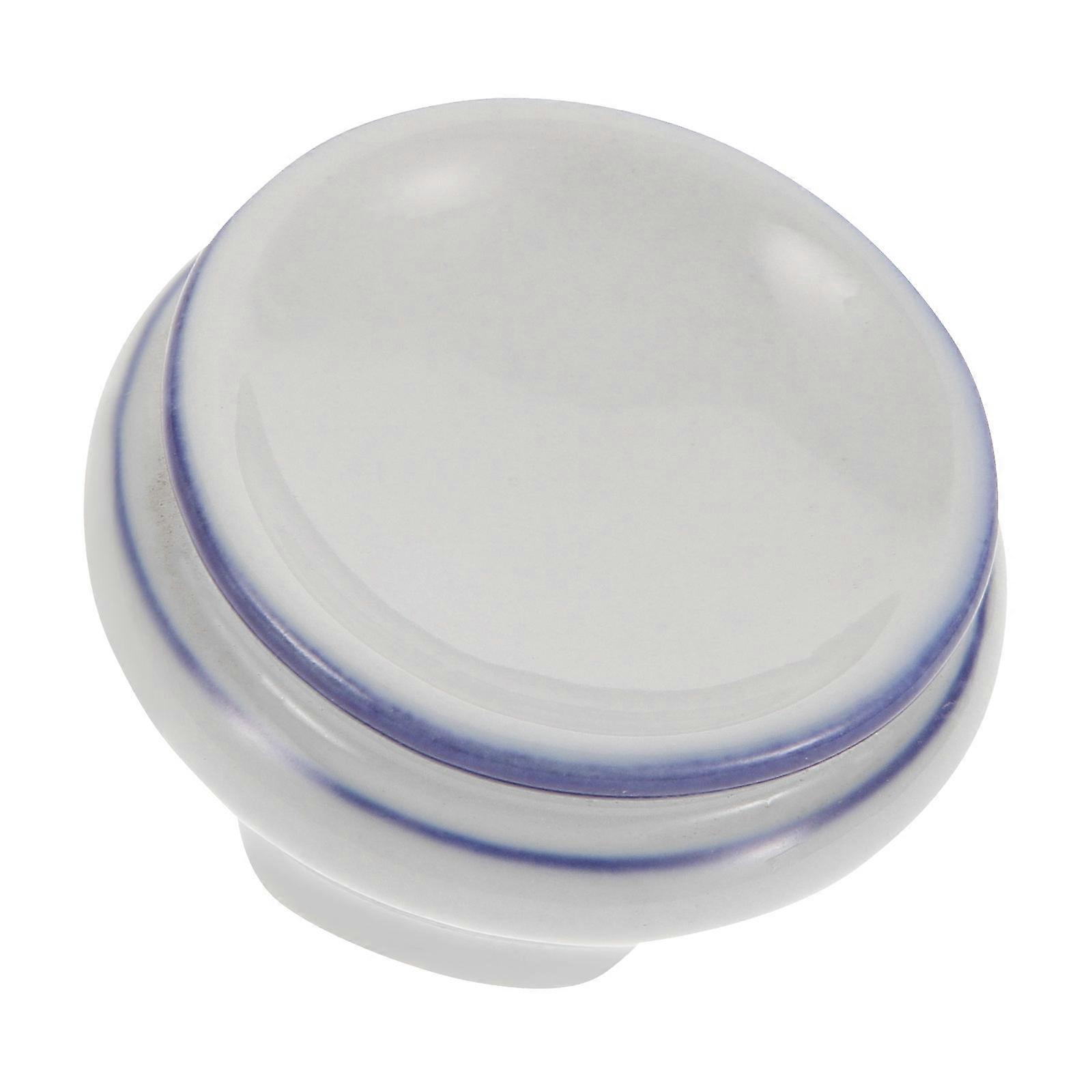 White Ceramic Ball Stand for Display Crystal Sphere Decorative 5Pcs Set