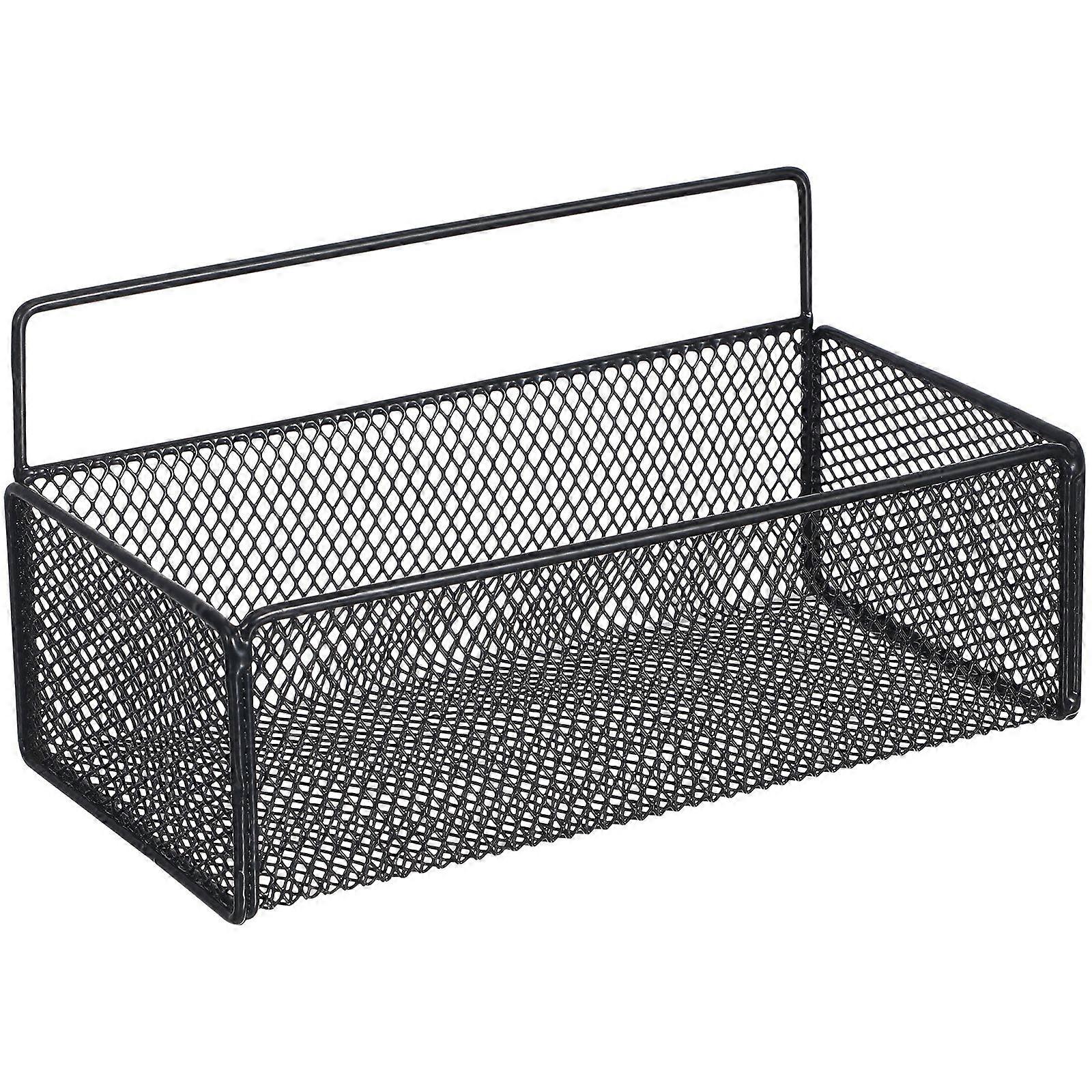 1 Set Bathroom Racks Kitchen Storage Rack Draining Rack Storage Shelf (Black)