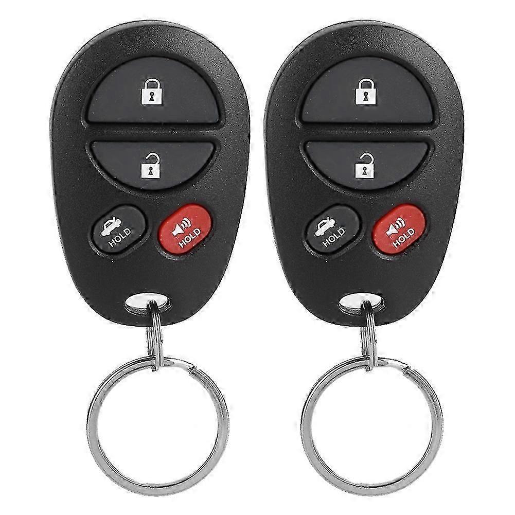 Black Universal Car Anti Theft System 4 Buttons Keyless Entry System Central Locking Kit