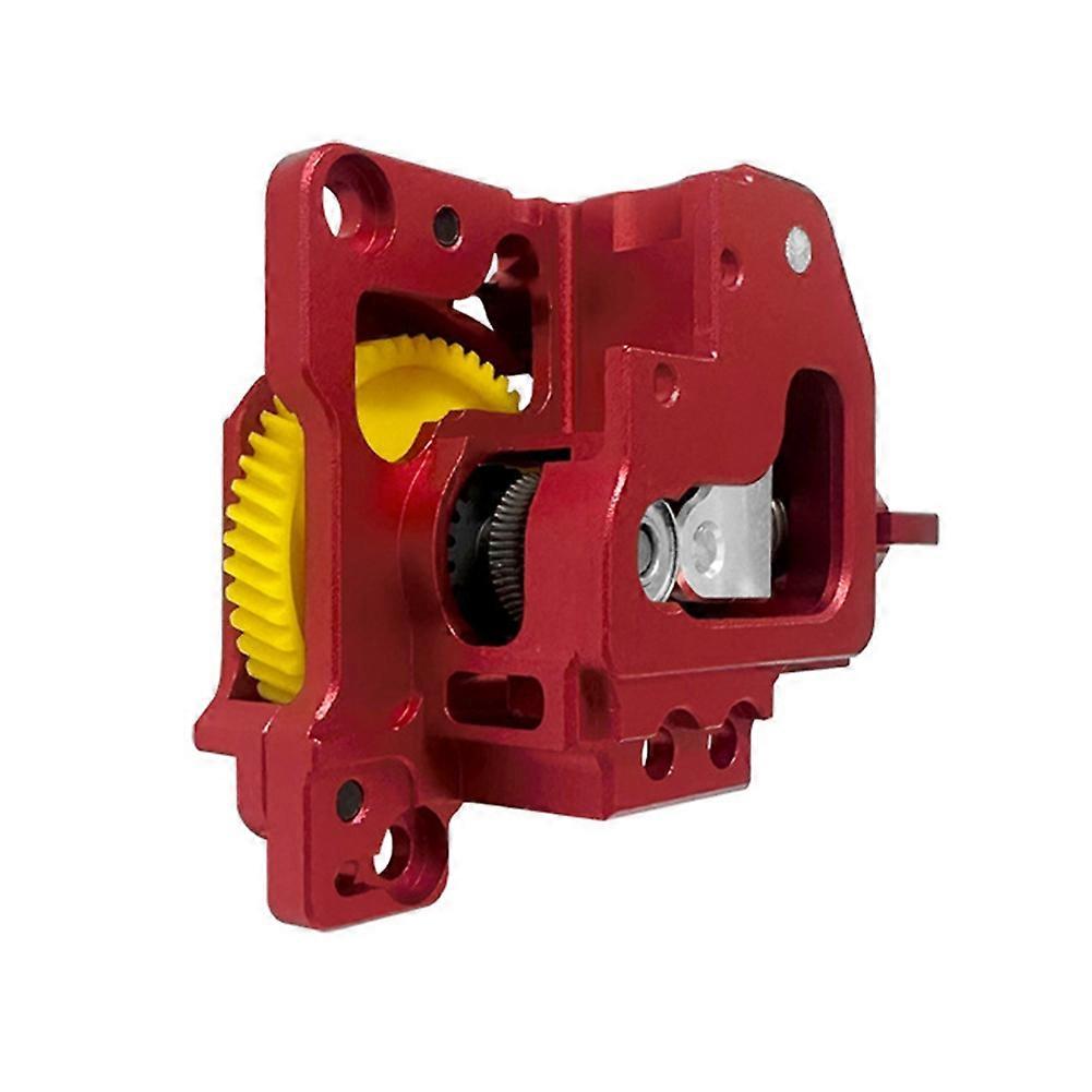 Εξωθητήρας μετάλλου Hotend Extruder με γρανάζια από σκληρυμένο χάλυβα με επίστρωση DLC για εξαρτήματα τρισδιάστατου εκτυπωτή Bambu Lab X1C/P1P/P1S κόκκινο