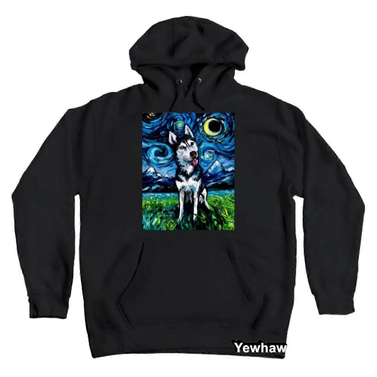 Sudadera con capucha Happy Husky Night