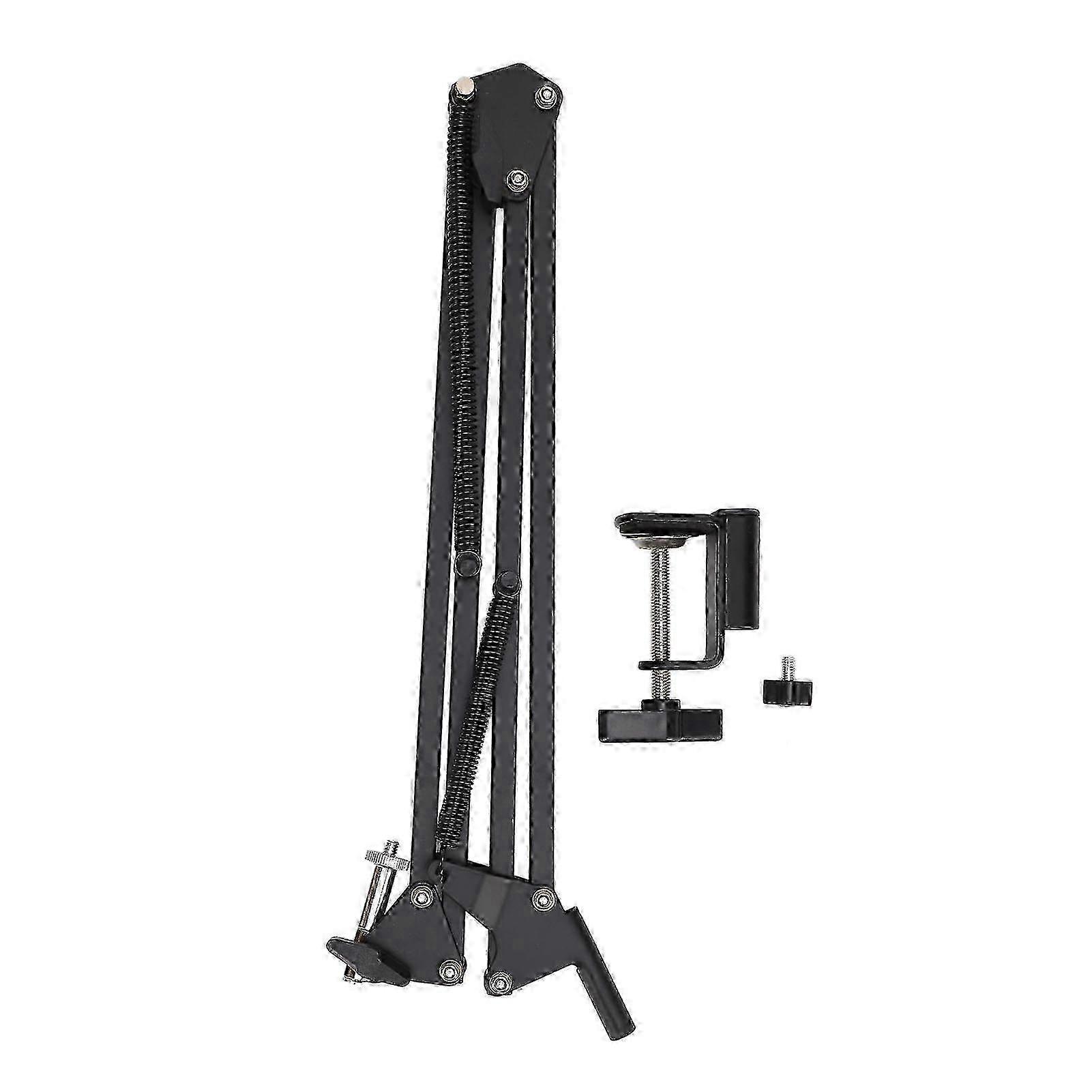 Stand Steel with 1/4 Screw Head Adapter Overhead Camera Desk Tripod Mount for Webcam Ring Light