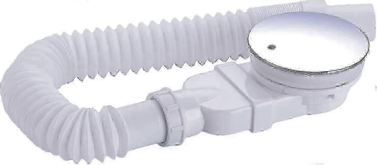 Shower tray drain 90 mm with odor trap and flexible hose