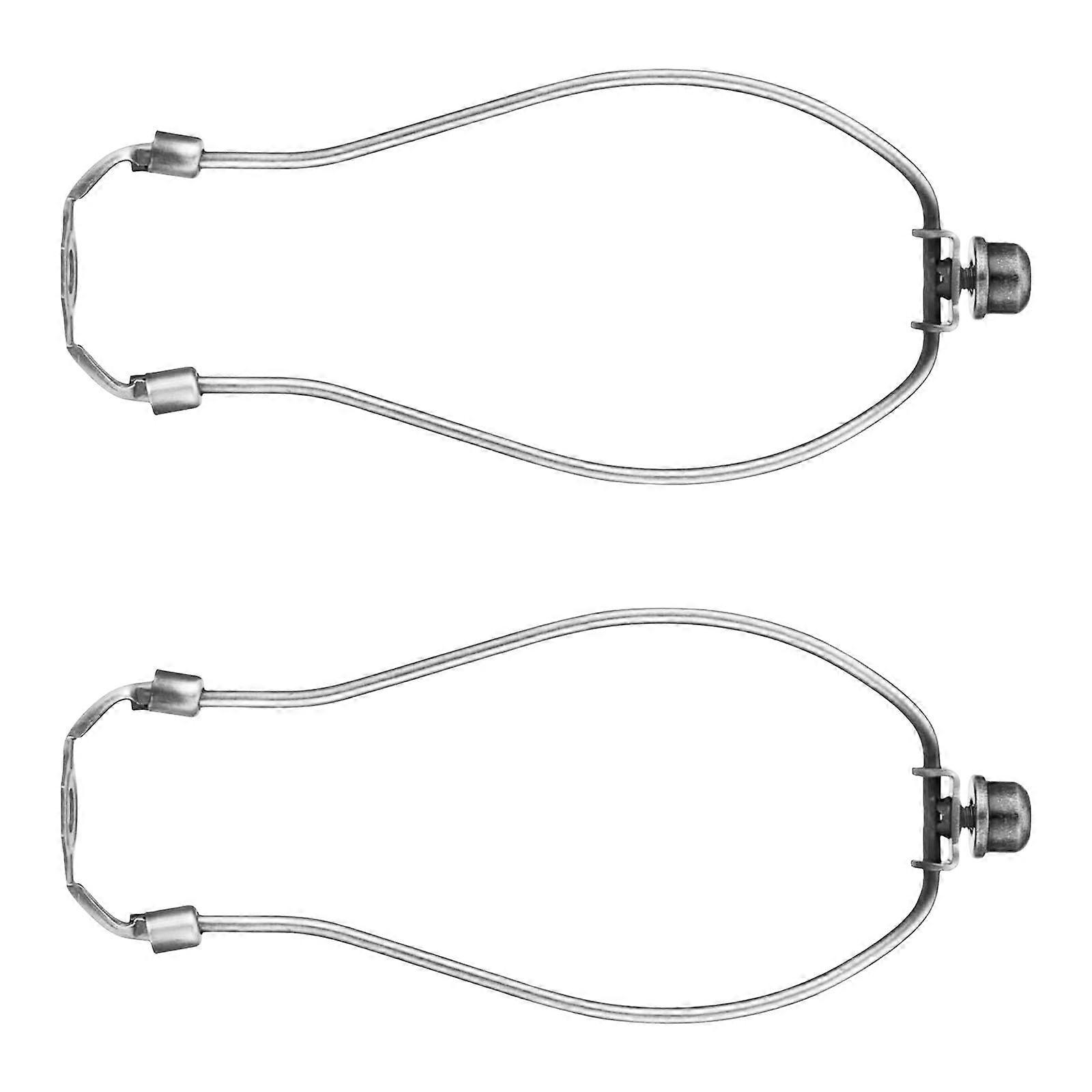 2PCS Metal Lampshades Support Harp Adapter Converter Shade Bracket Lamp Frame Hardware Texture Suitable for Various Light Multicolor