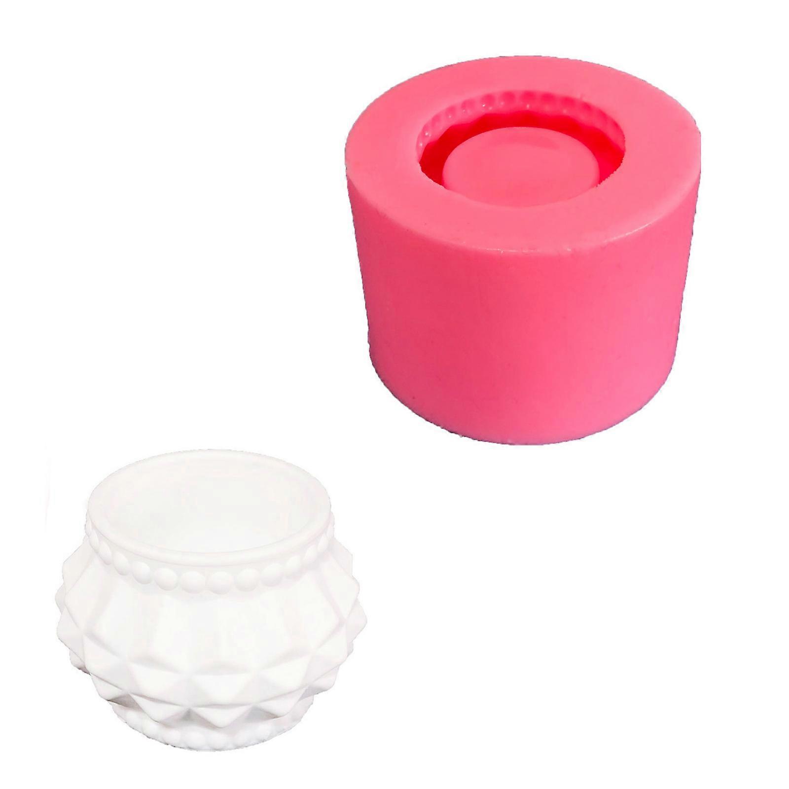 Forma na svíčky Odolné silikonové formy 3D formy na základnu svíčky Ručně vyráběné formy na výrobu svícnů Nástroj na výrobu šperků Vícebarevná