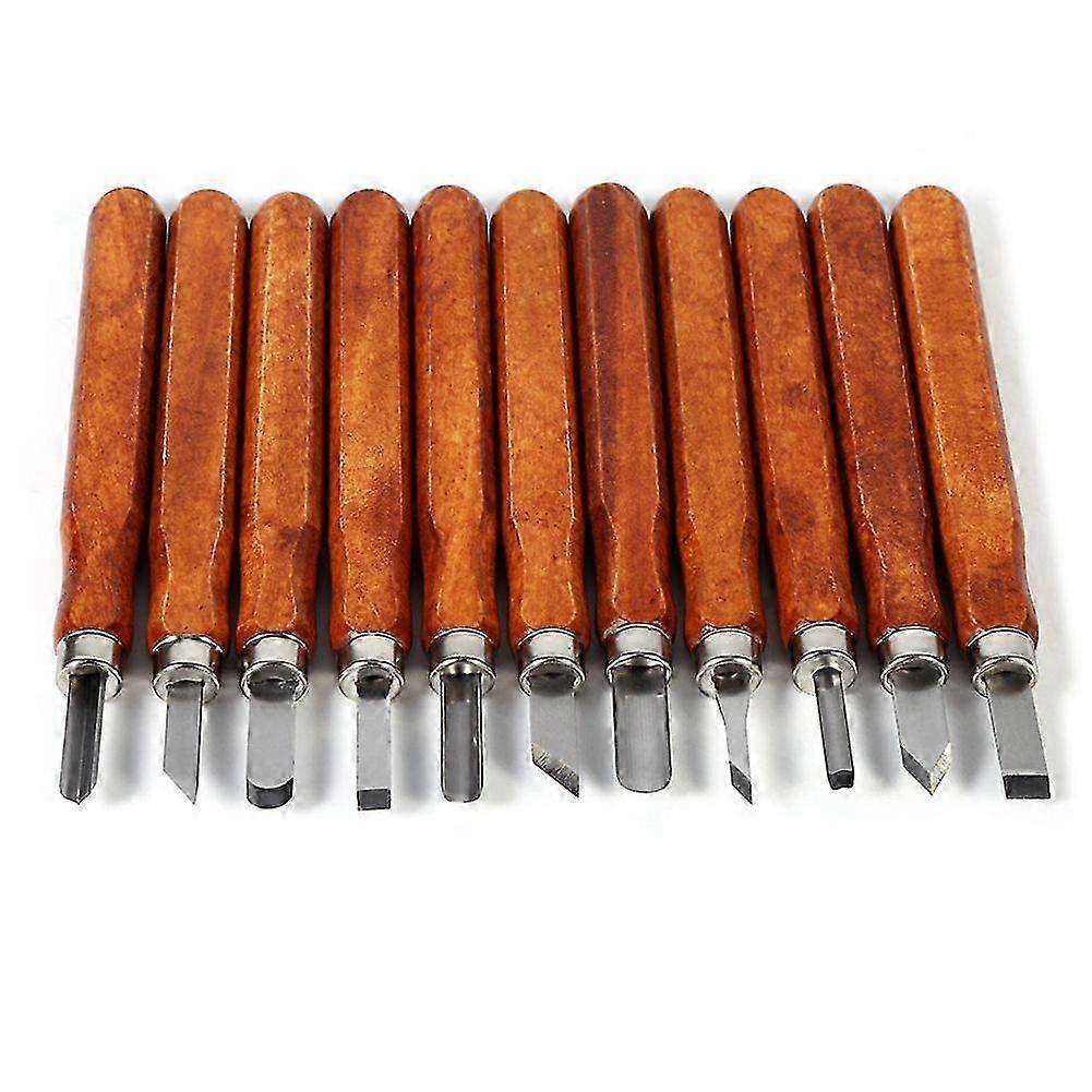 11Pcs/Set Carving Tools Multifunction Wood Knife DIY Craft Art Hand Chisel Professional New