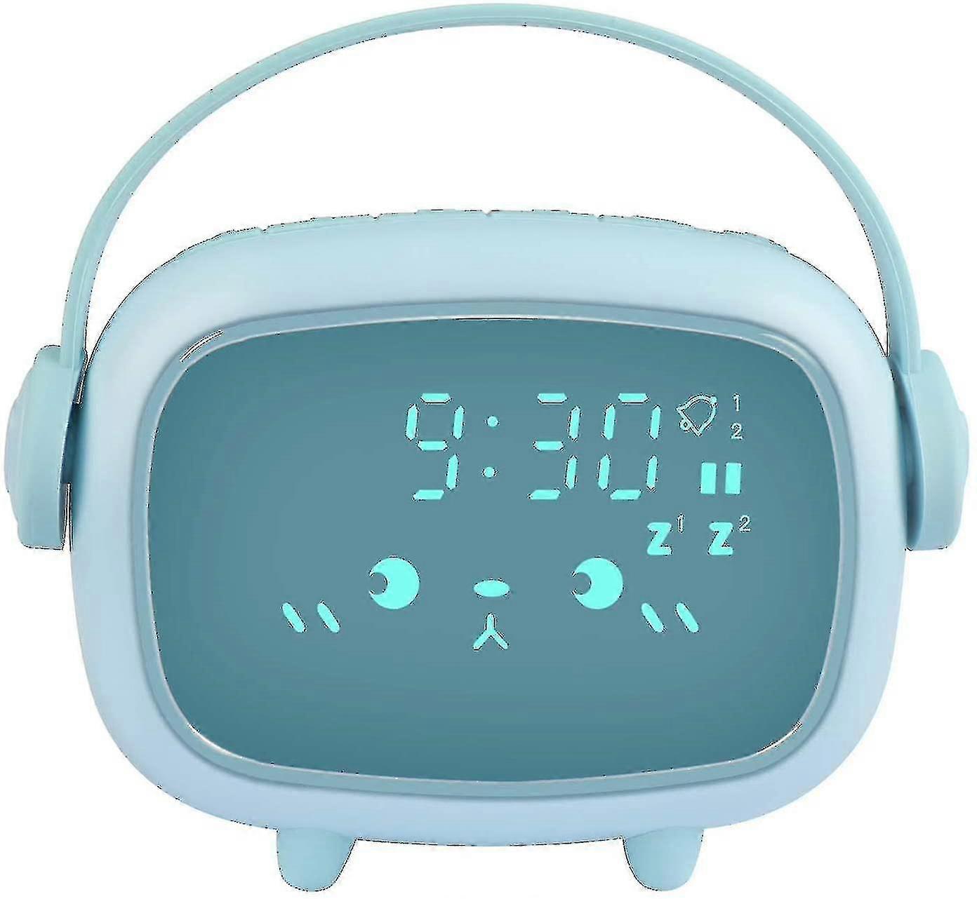 Alarm Clock Children Digital Children's Alarm Clock,blue