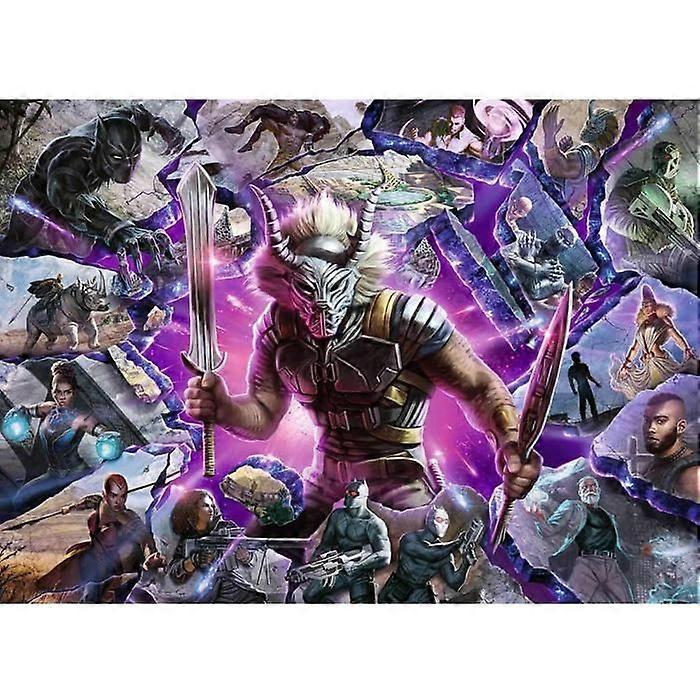 Puzzle de 1000 pièces : Collection Marvel Villainous : Killmonger