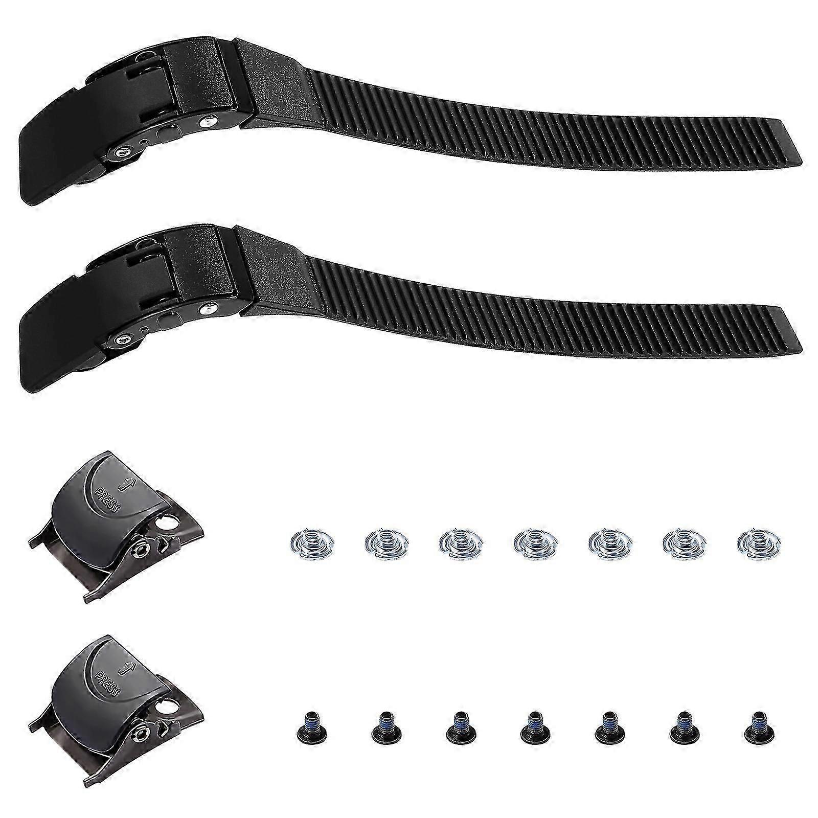 2 Sets Roller Skates Accessories Snowboard Binding Straps Replacement Skating Shoes Energy Strap Inline Skates Women Tool