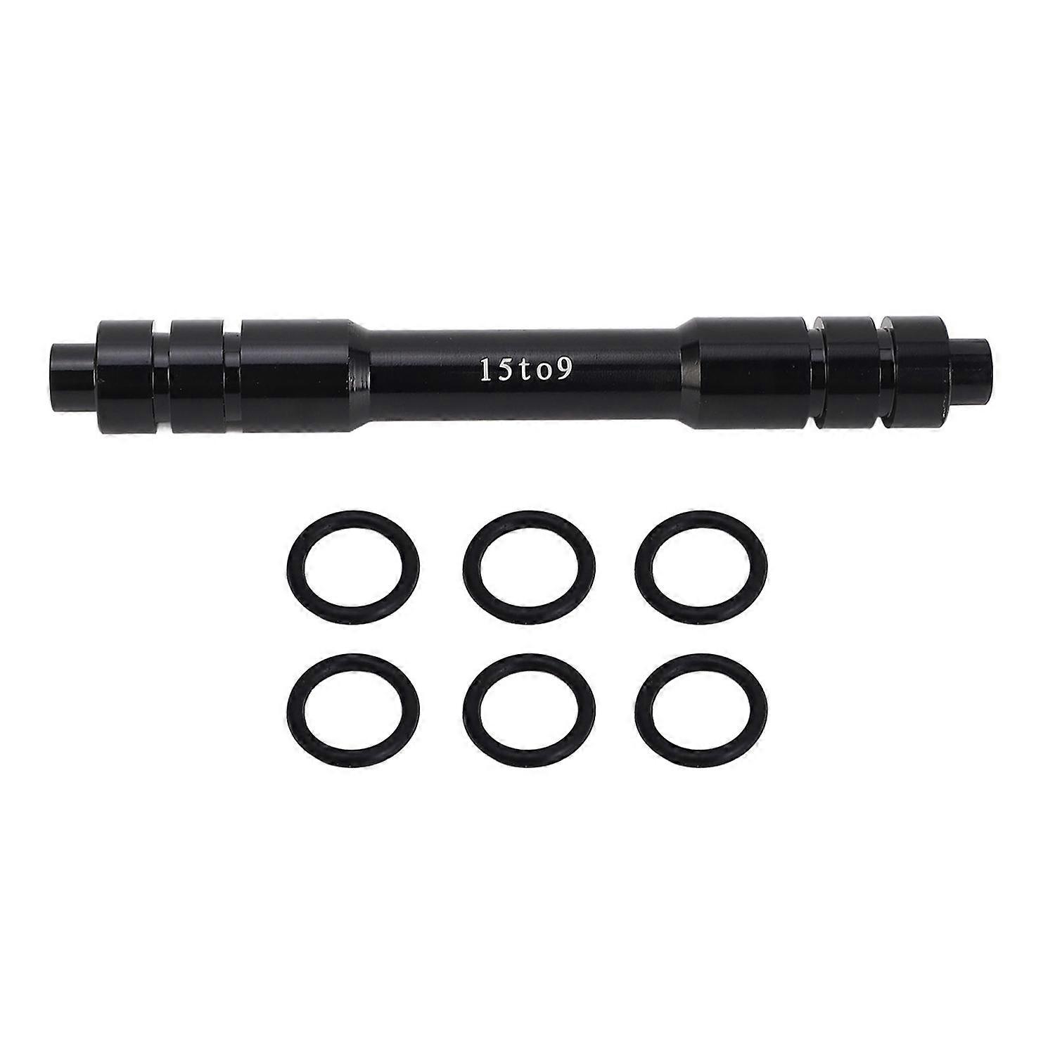 Cycle Wheel Fork Axle 15mm to 9mm Front Thru Axle Quick Release Hub Skewer Adapter for Conversion 11