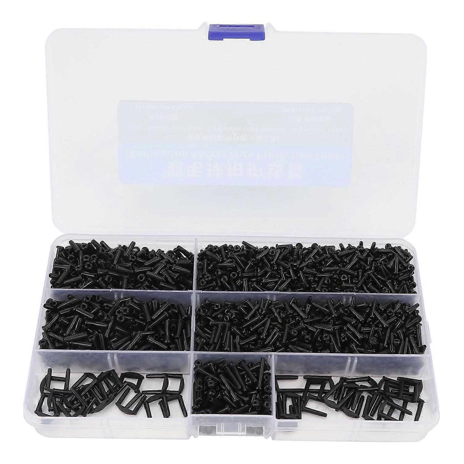 1 Box Badminton String Protector Nylon Protective Badminton Grommet Set for Pickleball Racquetball