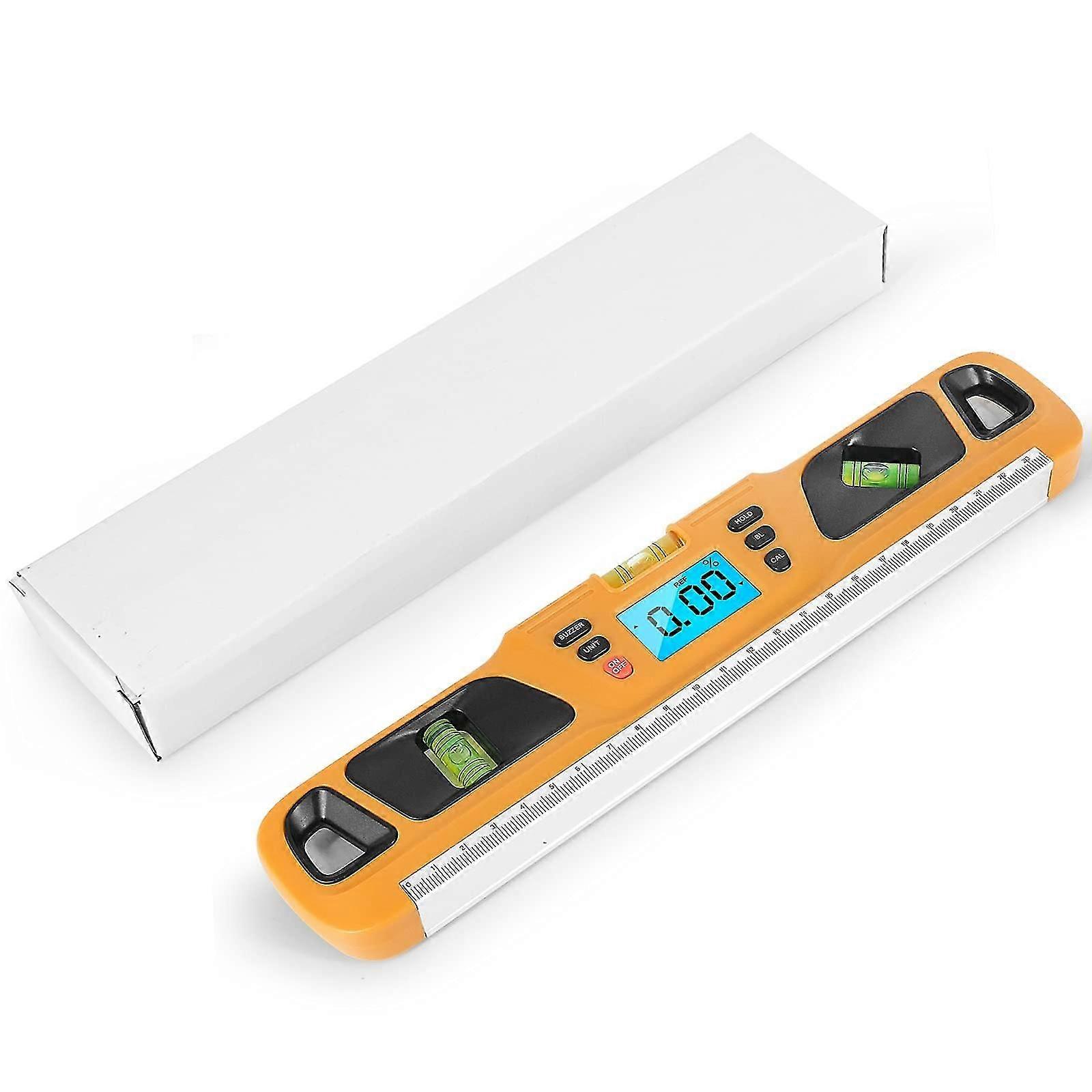 Inclinómetro, inclinómetro digital Angle Finder Gauge Spirit Level Upright Magnet 360 Range with Backlight