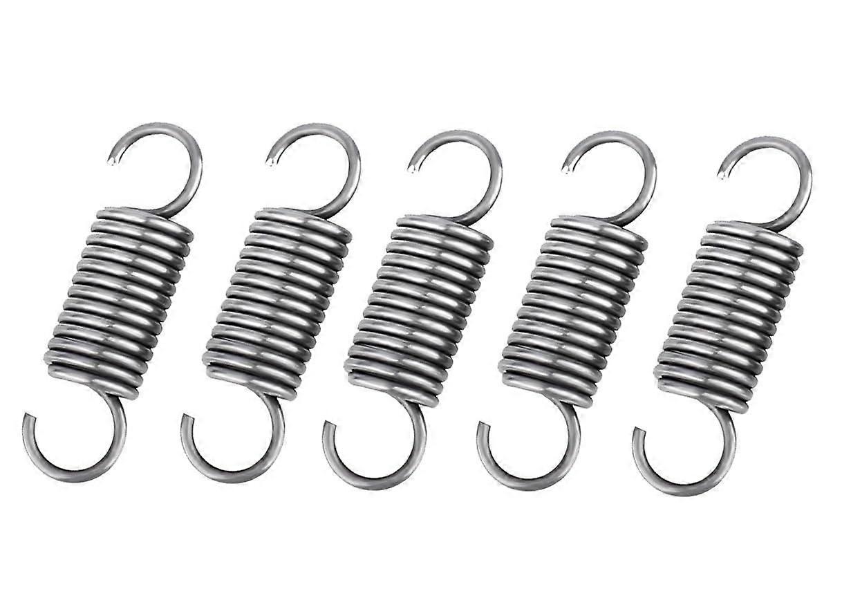 Tension Springs With Hooks 5 Pcs, 35mm Length, 1mm Wire Diameter, 10mm Outer Diameter