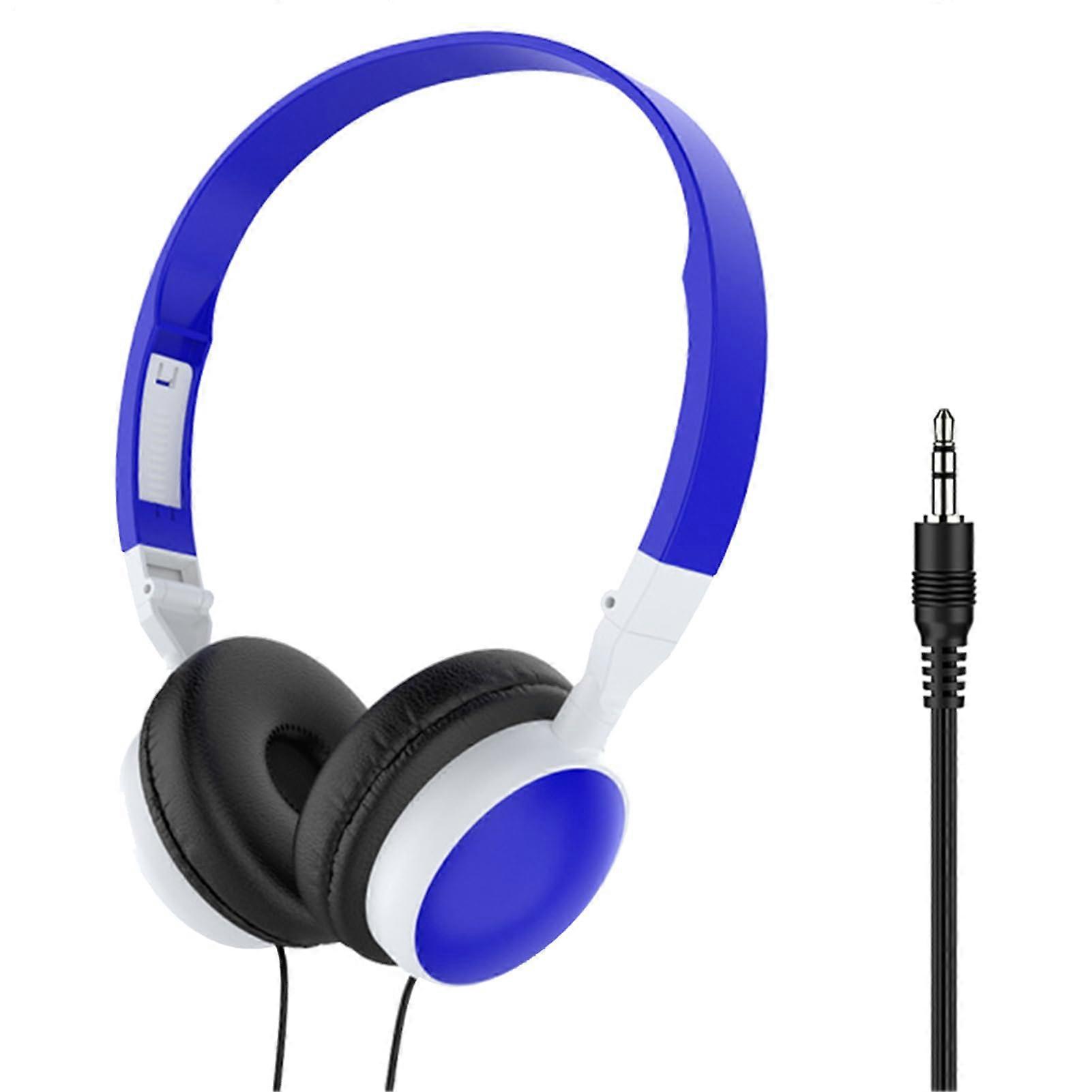 OverEar Wired Gaming Headset with Microphone for PC Laptop Tablet, Dark Blue