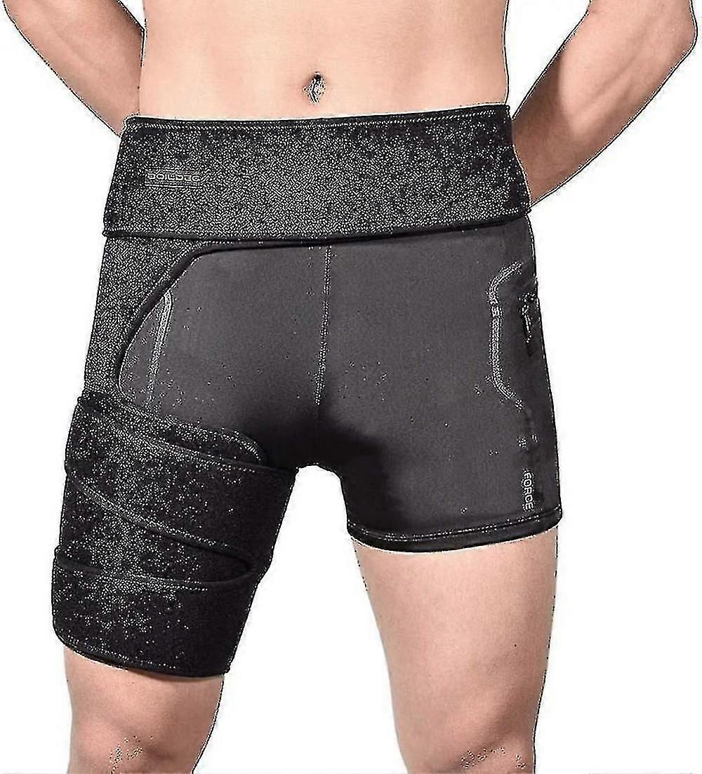 股関節装具坐骨神経痛痛緩和股関節サポート装具通気性耐久性調節可能な圧縮装具