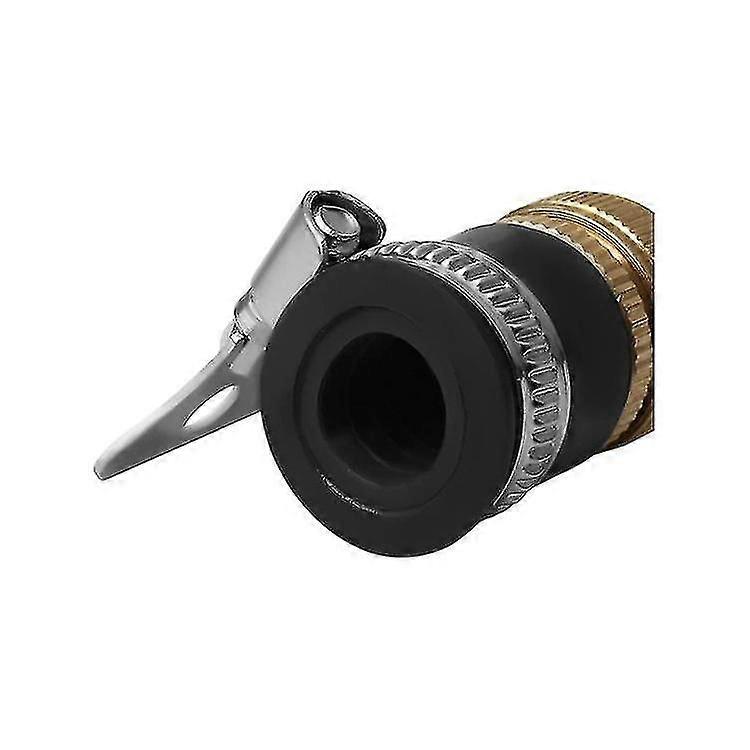 Csaptelep csatlakozó 1/2 '- 3/4' átmérőjű sárgaréz tömlőcsatlakozók Univerzális csaptelep adapter kerti tömlő