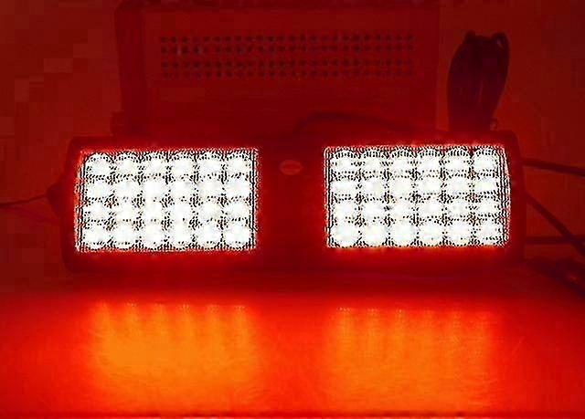 Emergency Beacon with Ultrathin Strobe Panel Light for Car and Truck Sun Visor featuring Flash Modes Hazard Police Warning Lightbar and Parking B