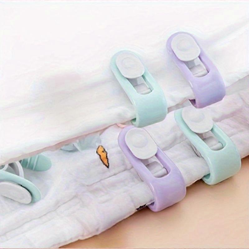 3Pcs/set Non-Slip Duvet Clips - Anti-Run Blanket Fixer for Clothes, Curtains, and Socks - Easy Installation - 3 Colors Available