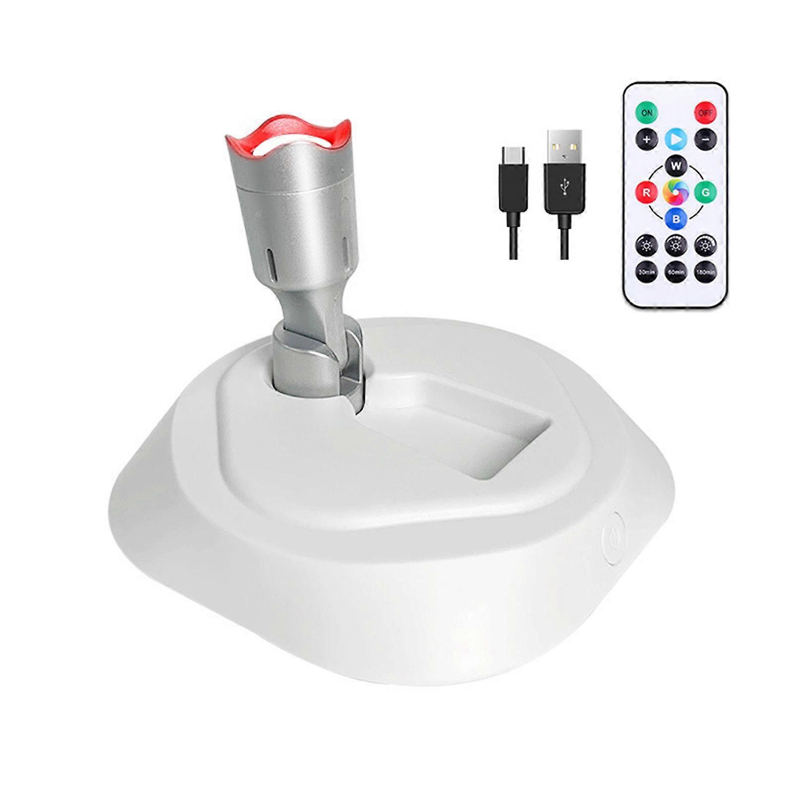 16 Color change Rechargeable LED Spotlights Adjustable Brightness Indoor Decorative Lights Wall Lamp Energy Efficient  White