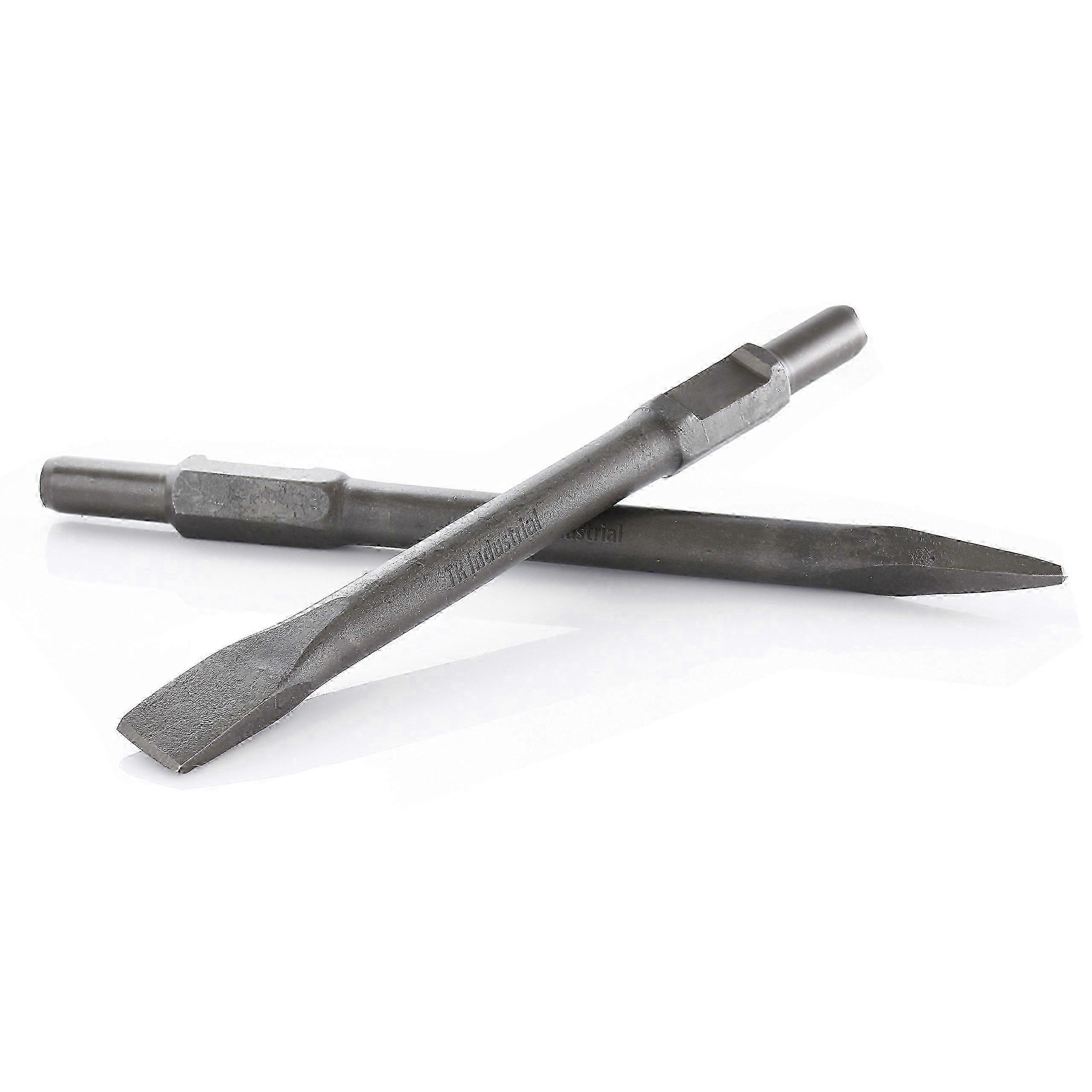 Concrete Chisels Point and Flat for Electric Demolition Jack Hammer