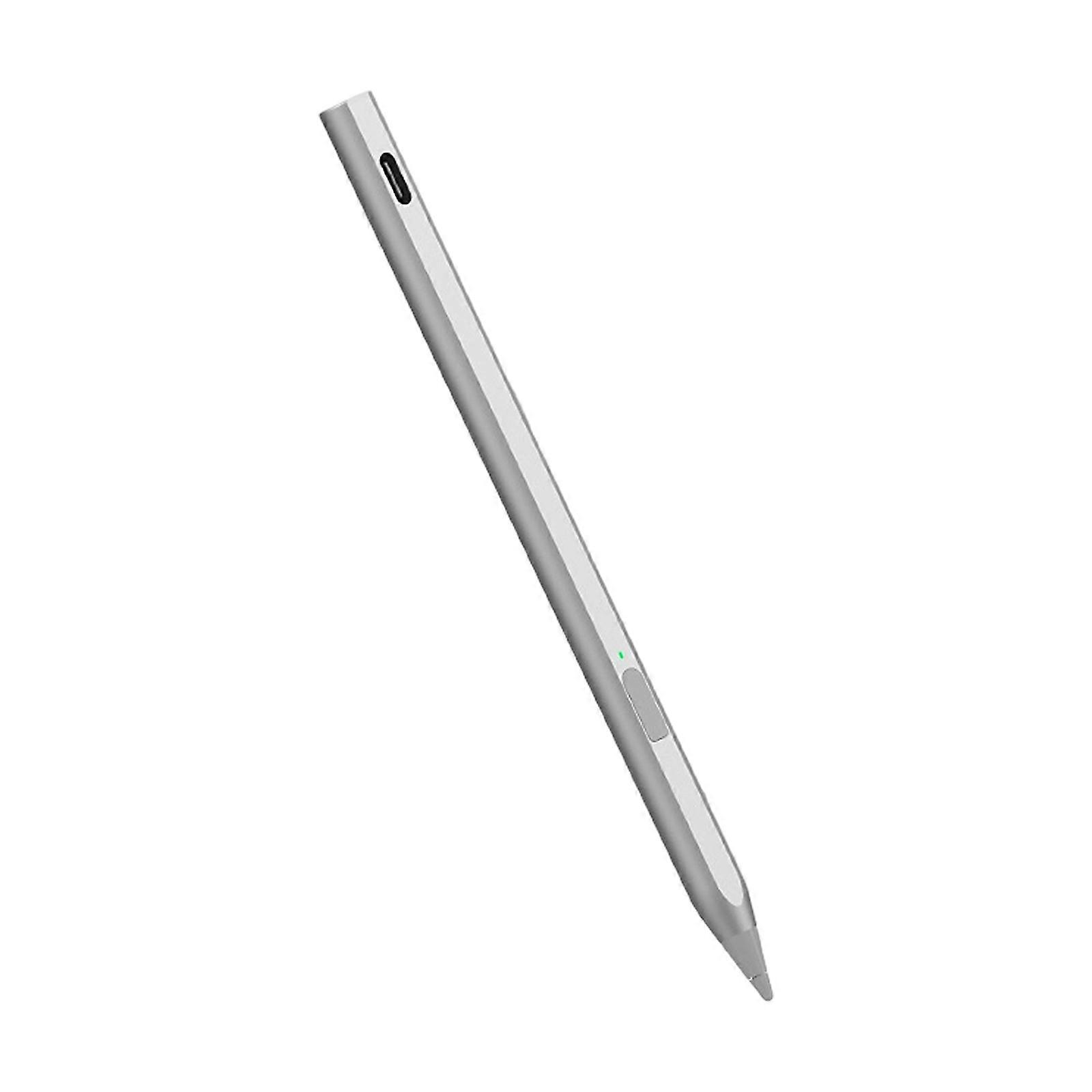 Low Latency Digital Pen 4096 Pressure Points Magnetic Storage Ergonomic Grip Simple to Operate for Paper Model  silver