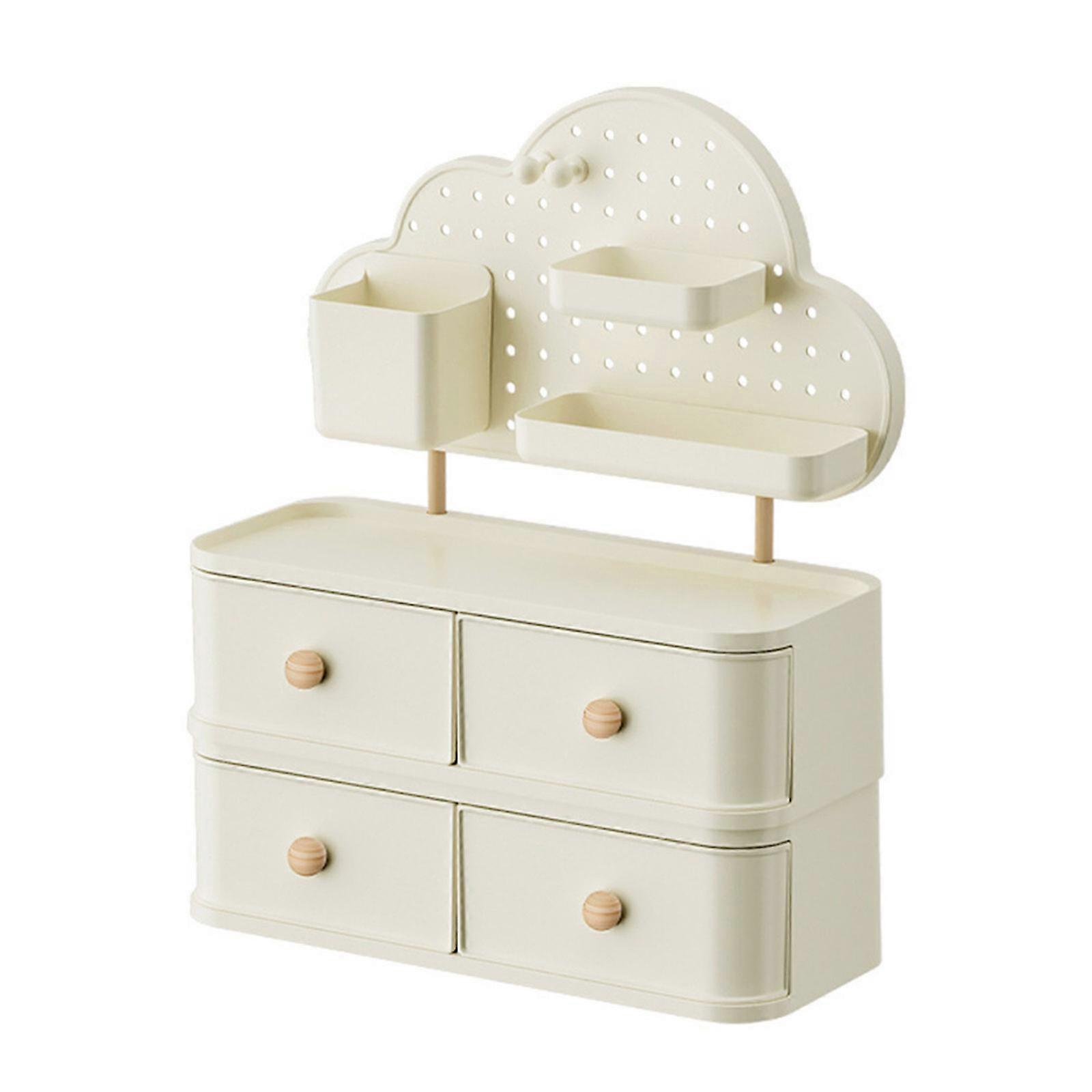 Space Saving Cloud Desktop Organizers Multilayer Drawer Designs for Books Stationery School Supplies Multicolor