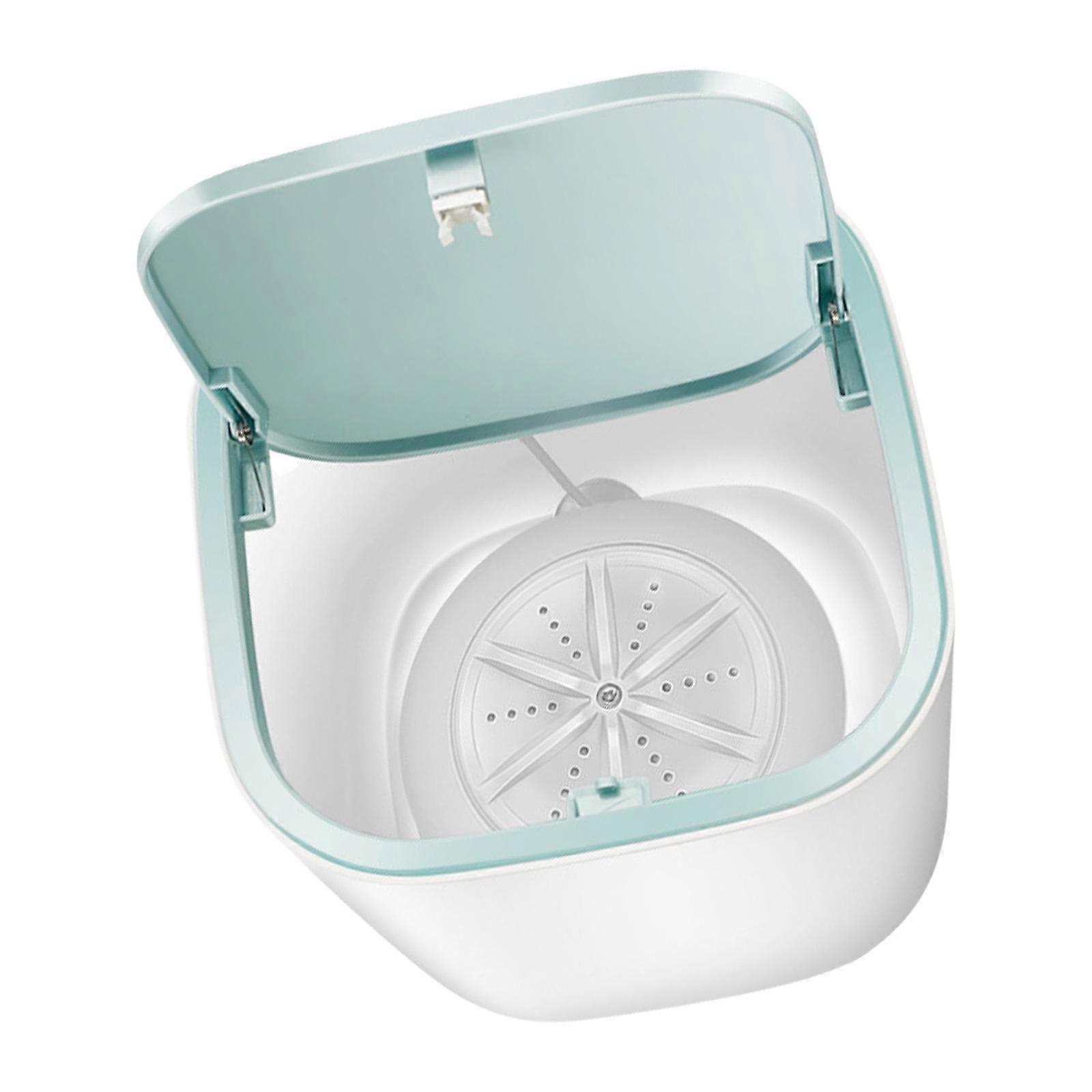 USB Charging Baby Clothes Washer Portable Rotating Turbines Washing Machine for Quick and Quiet Laundry Solution  White