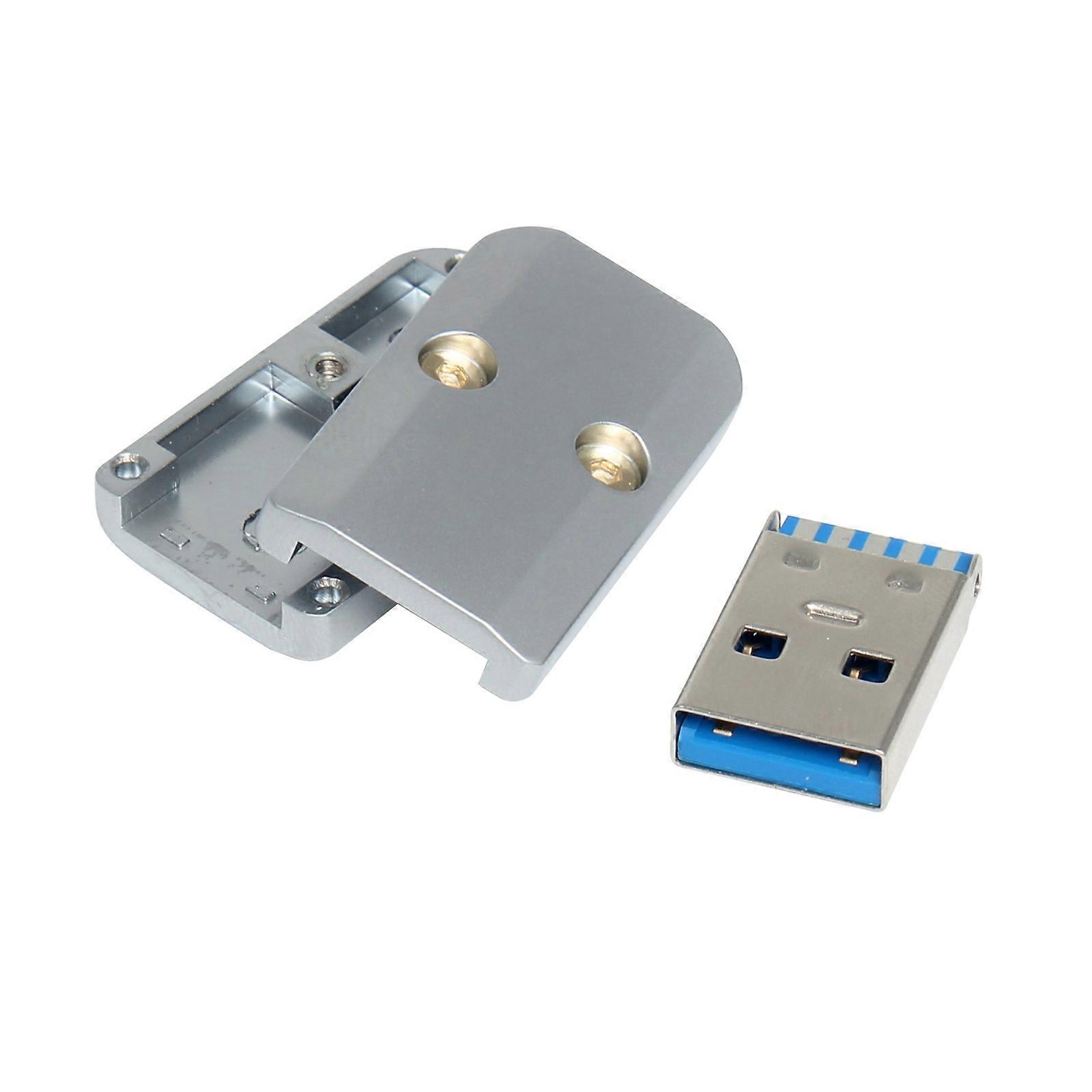 USB3.0 Male Plugs USB3.0 DIY Connectors 6mm Diameter for Highly Speed Data Transfer and Charging in Aluminum Shell Multicolor