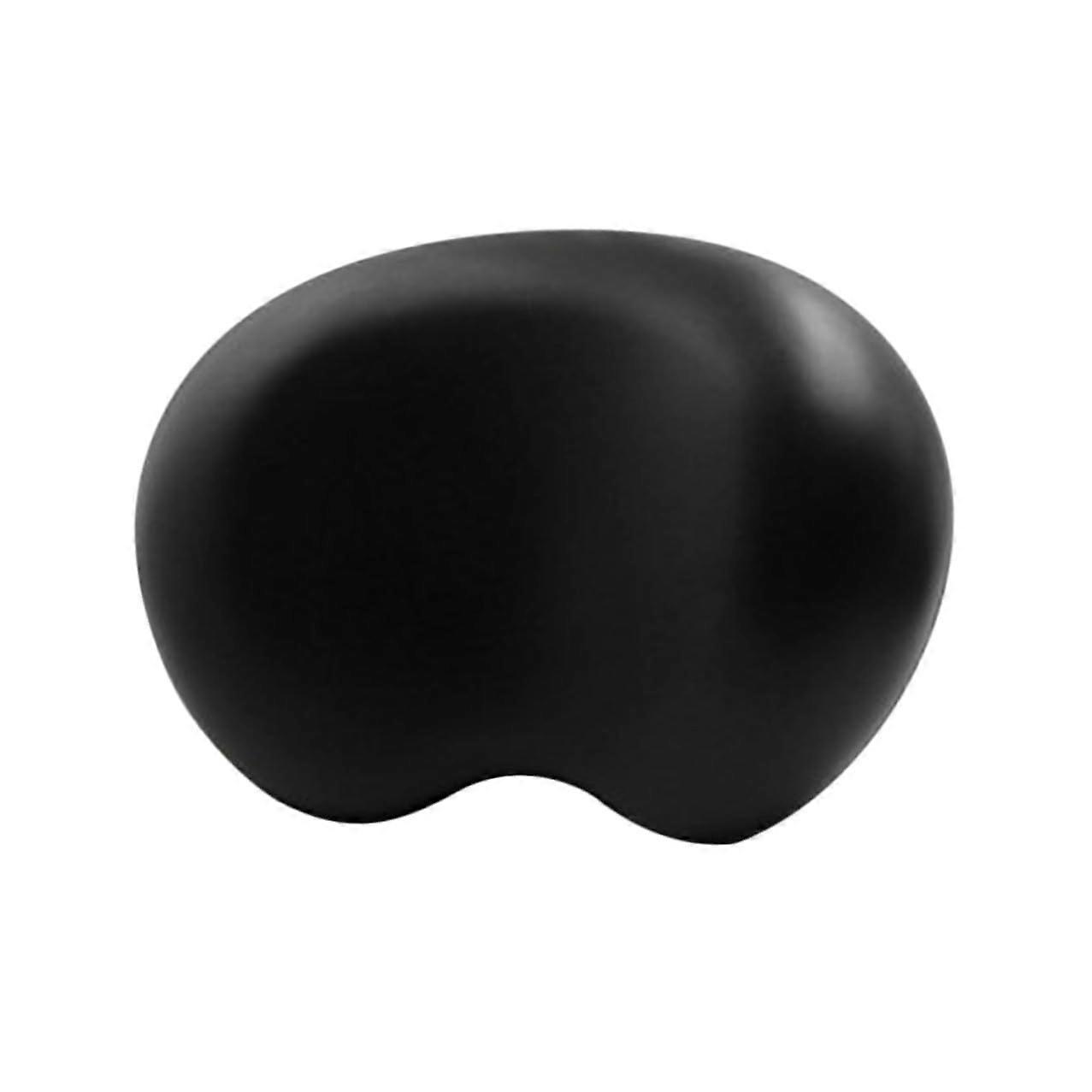 Bath Pillow with Suction Cups NonSlip Soft Headrest for Neck and Back Support in Tub or Spa Black