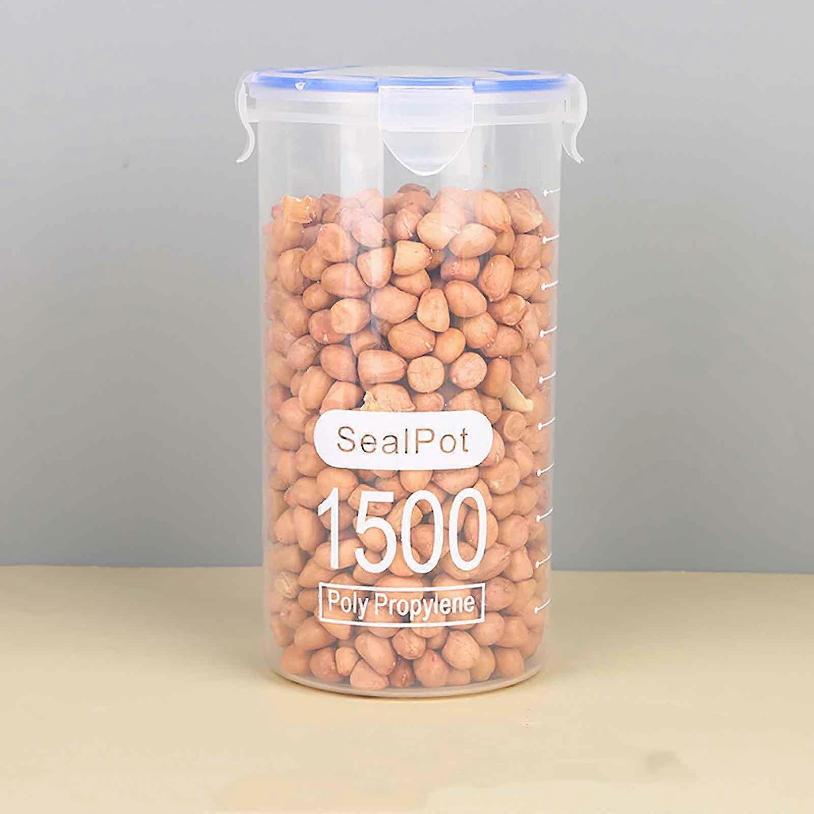 IMossad Overnight Oats Container 50oz Airtight with Lids, Portable Jars for Cereal, Milk, Coffee, Spice, Candy, Cookie, BPA Free