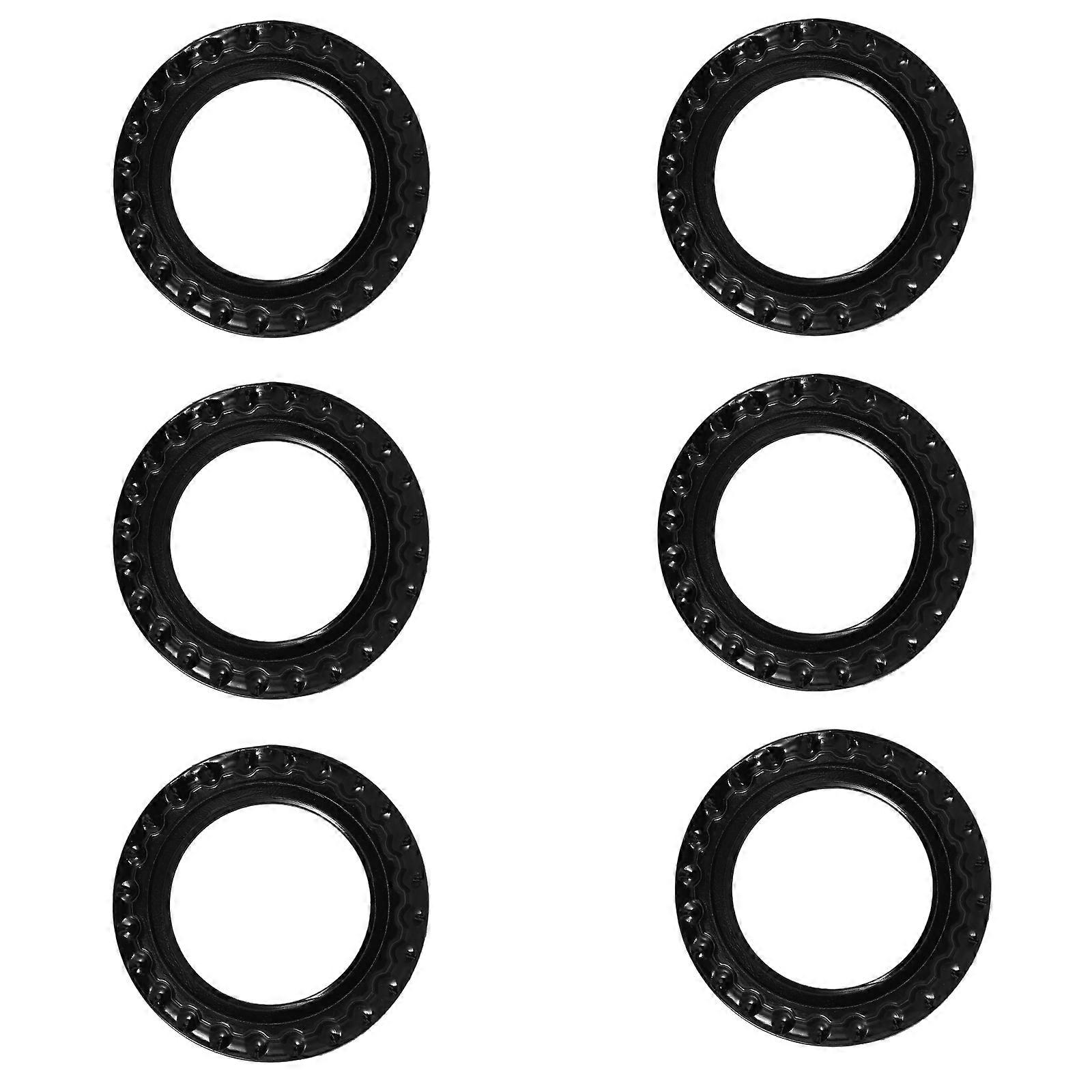 6pcs Light Socket Shade Rings E26 Lamp Collar Rings Lock Socket Adapter US Standard