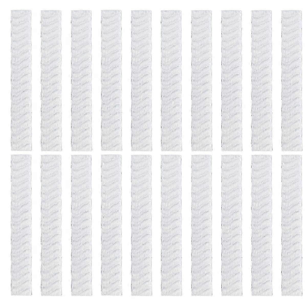 200Pcs White Net Makeup Brush Pen Guard Protector, Reusable Expandable Mesh Cover for Thread Spools