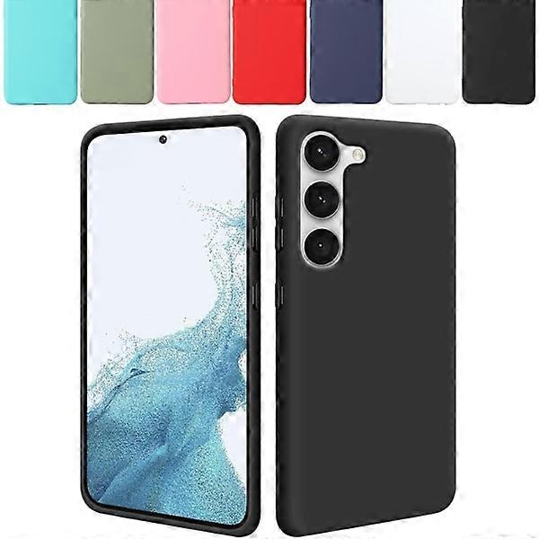 Compatible with Samsung Galaxy S23 case mobile phone case silicone / TPU - CHOOSE: DARK BLUE