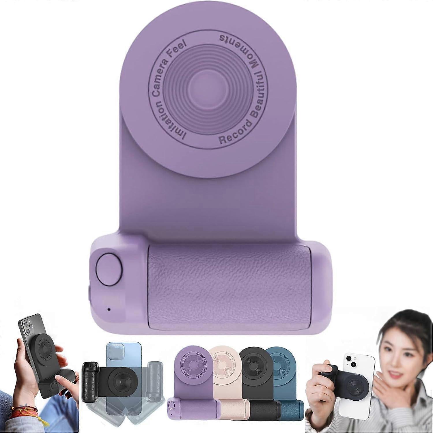 Elevopro Vlogger Pro Magnetic Phone Grip, Camera Handle with Bluetooth Bracket, compatible with iPhone, compatible with Samsung