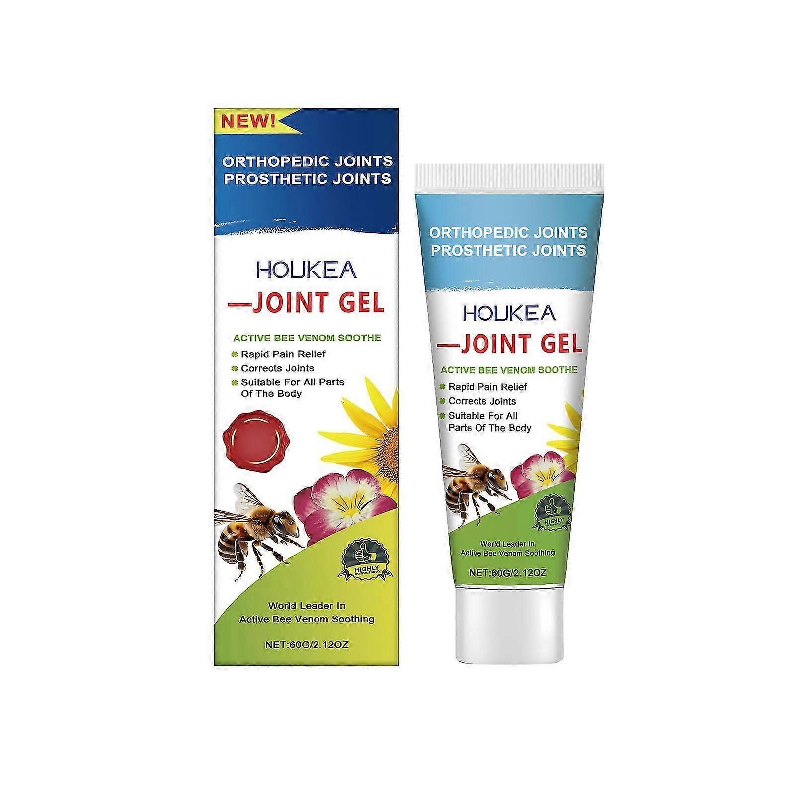 Bee Venom Joint Care Cream - Moisturizing Relief for Knees & Wrists, Promotes Blood Circulation & Joint Health, 60g