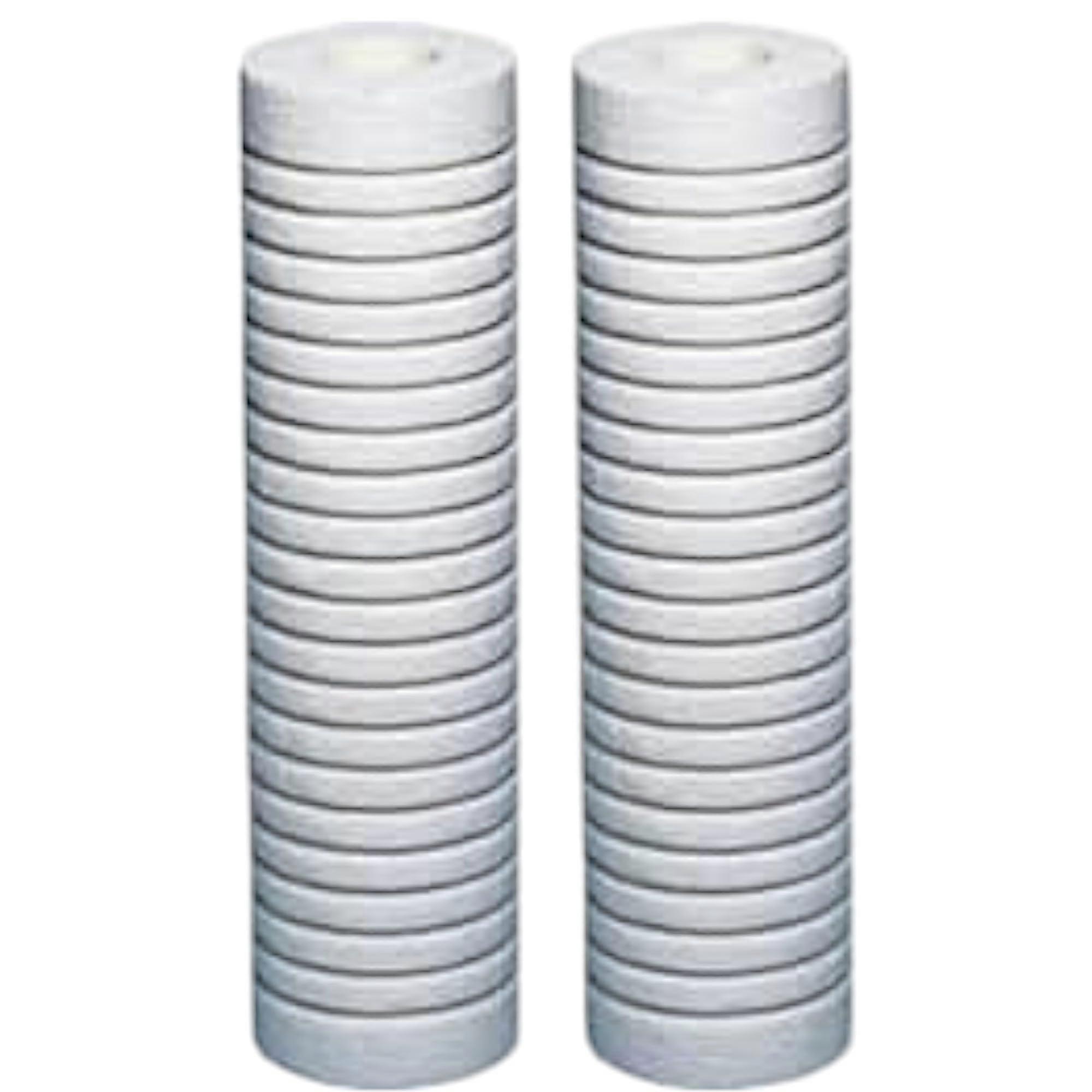Whole House Water Filter Cartridge 5 Micron AP110NP Compatible Grooved Sediment Filter 2 Pack