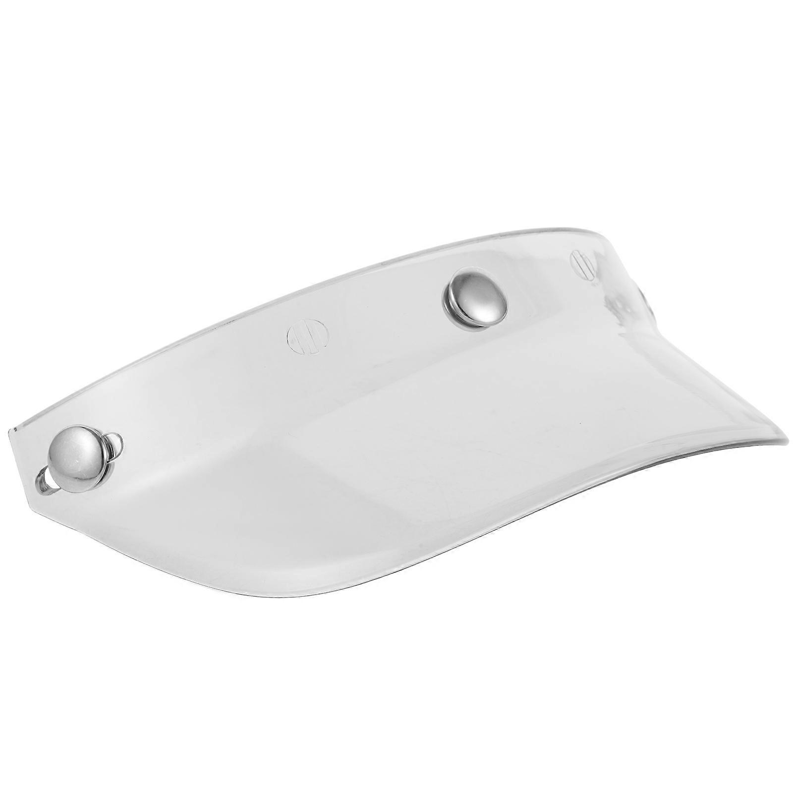 Sun Visor Replacement for Motorcycle with Three-Button Attachment
