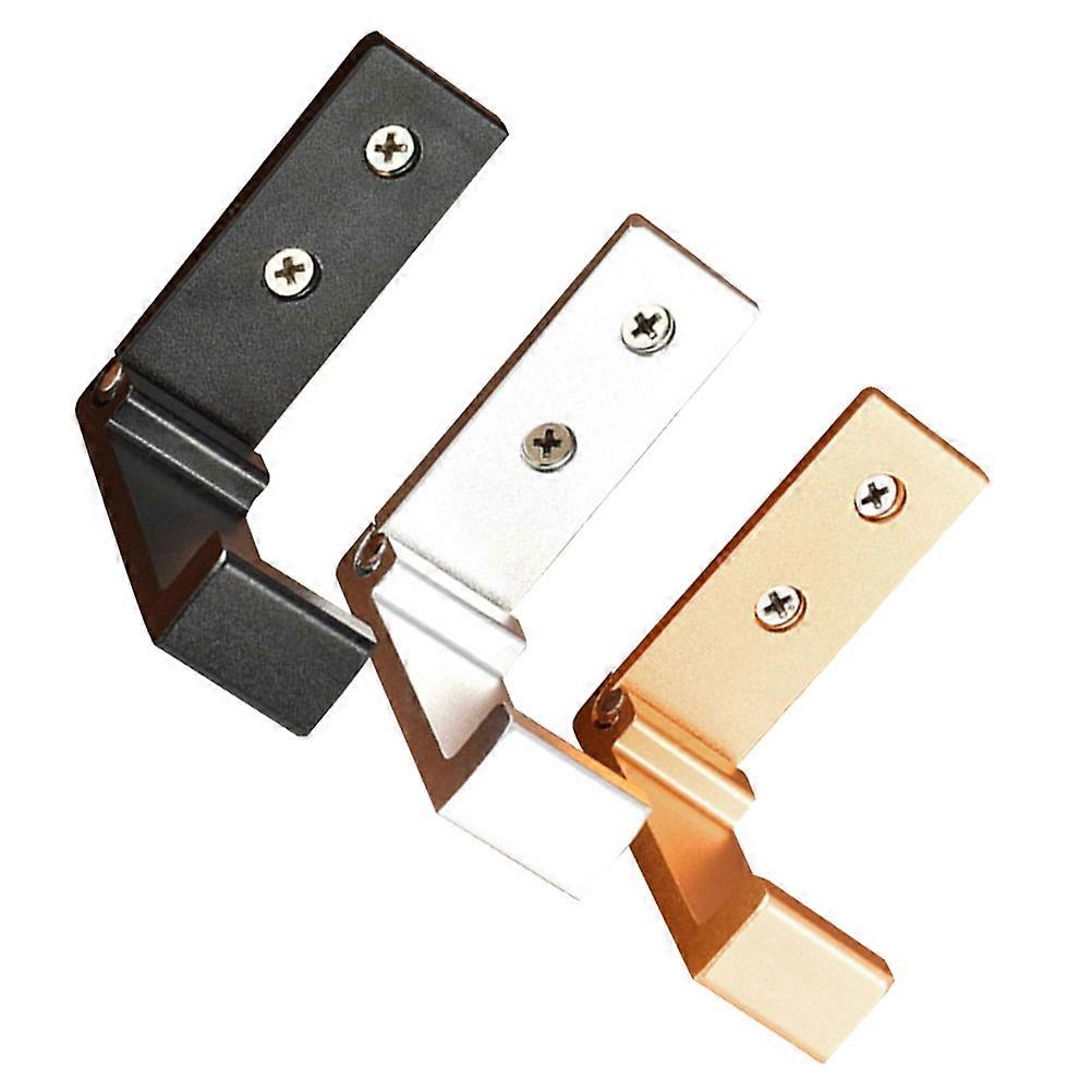 Alloy Hook Folding Hook for Hanging Use 3Pcs Assorted Color Aluminum
