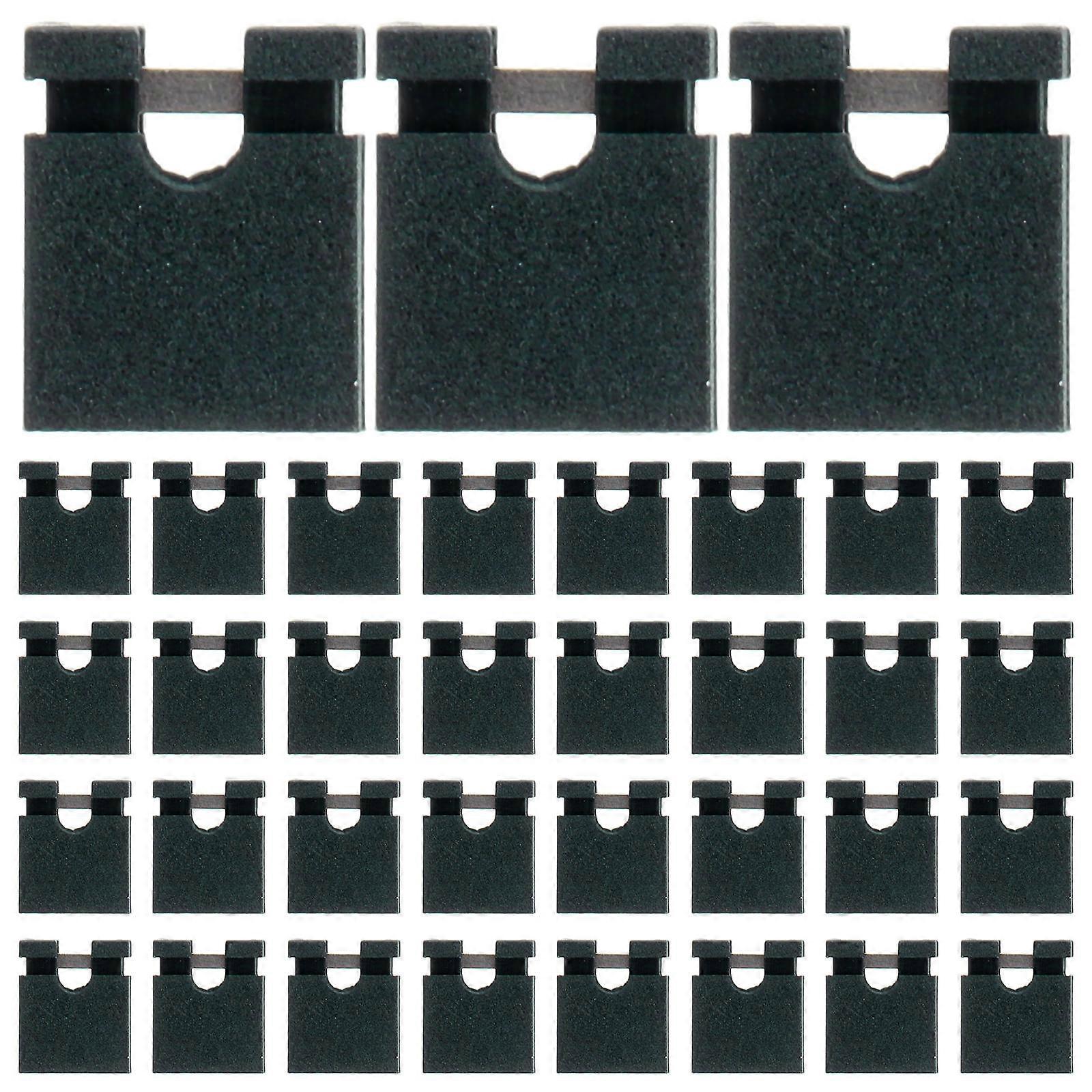 Jumper Caps Black Plastic for Circuit Shorting 100Pcs DIY Projects