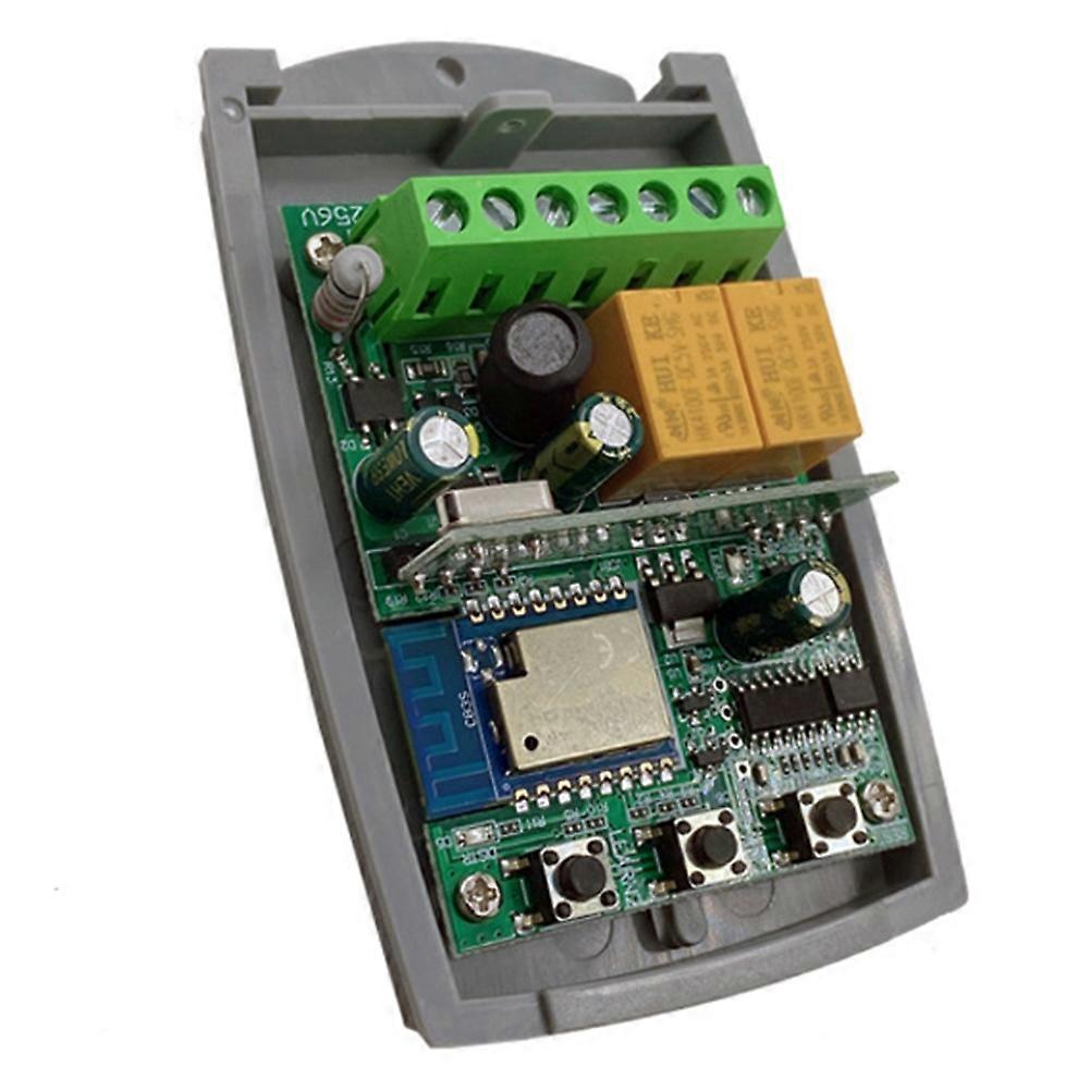 Tuya WIF Zigbee Smart Garage Door Opener Receiver 2CH 433.92MHz Fixed Rolling Code Universal Switch Controller AC85-250V
