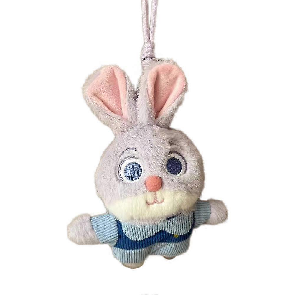 Zootopia Judy Hopps Nick Wilde Plush Keychain Backpack Charm Cute Gift