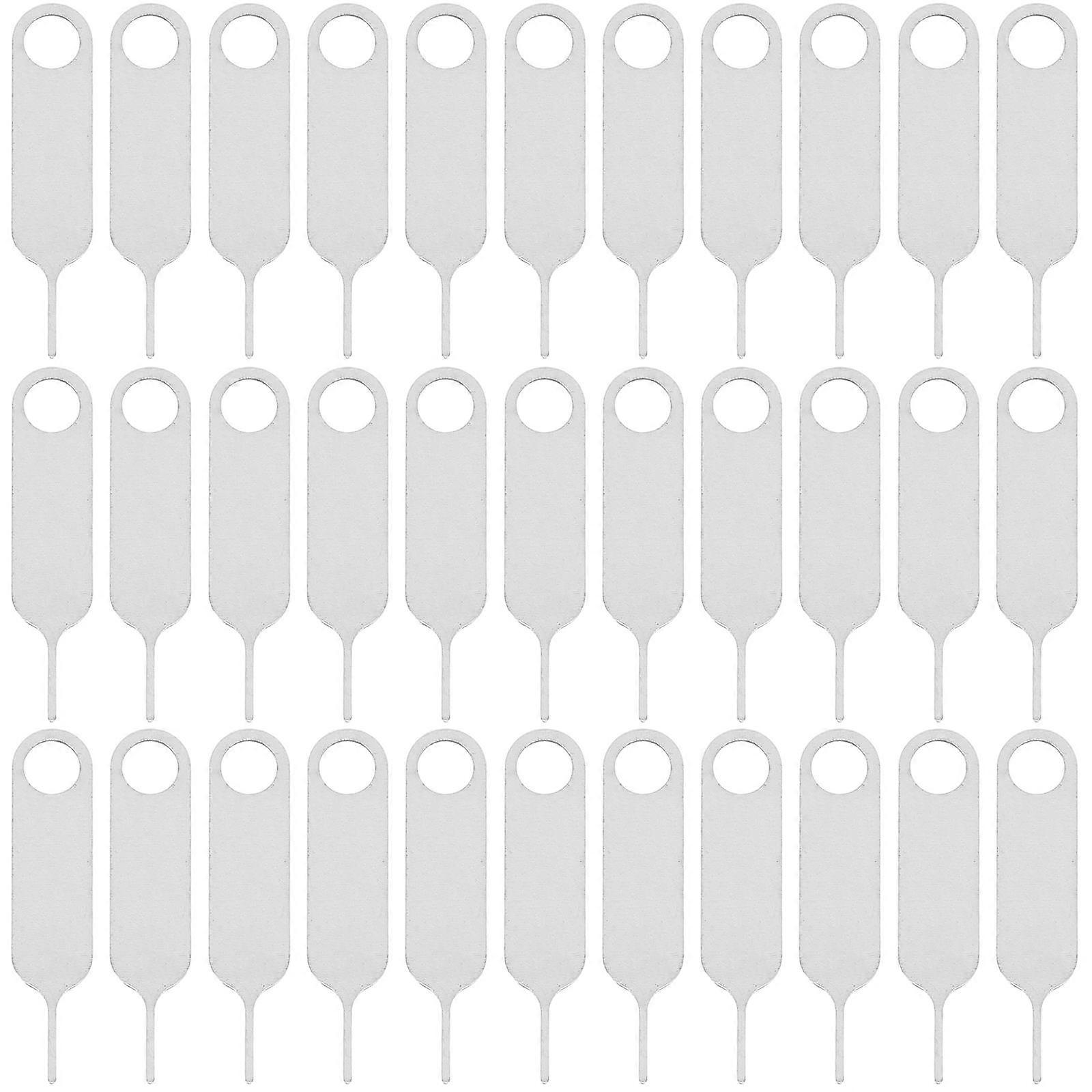 Silver Sim Card Ejector Tool for Ejecting Sim Card 500Pcs Durable Stainless Steel