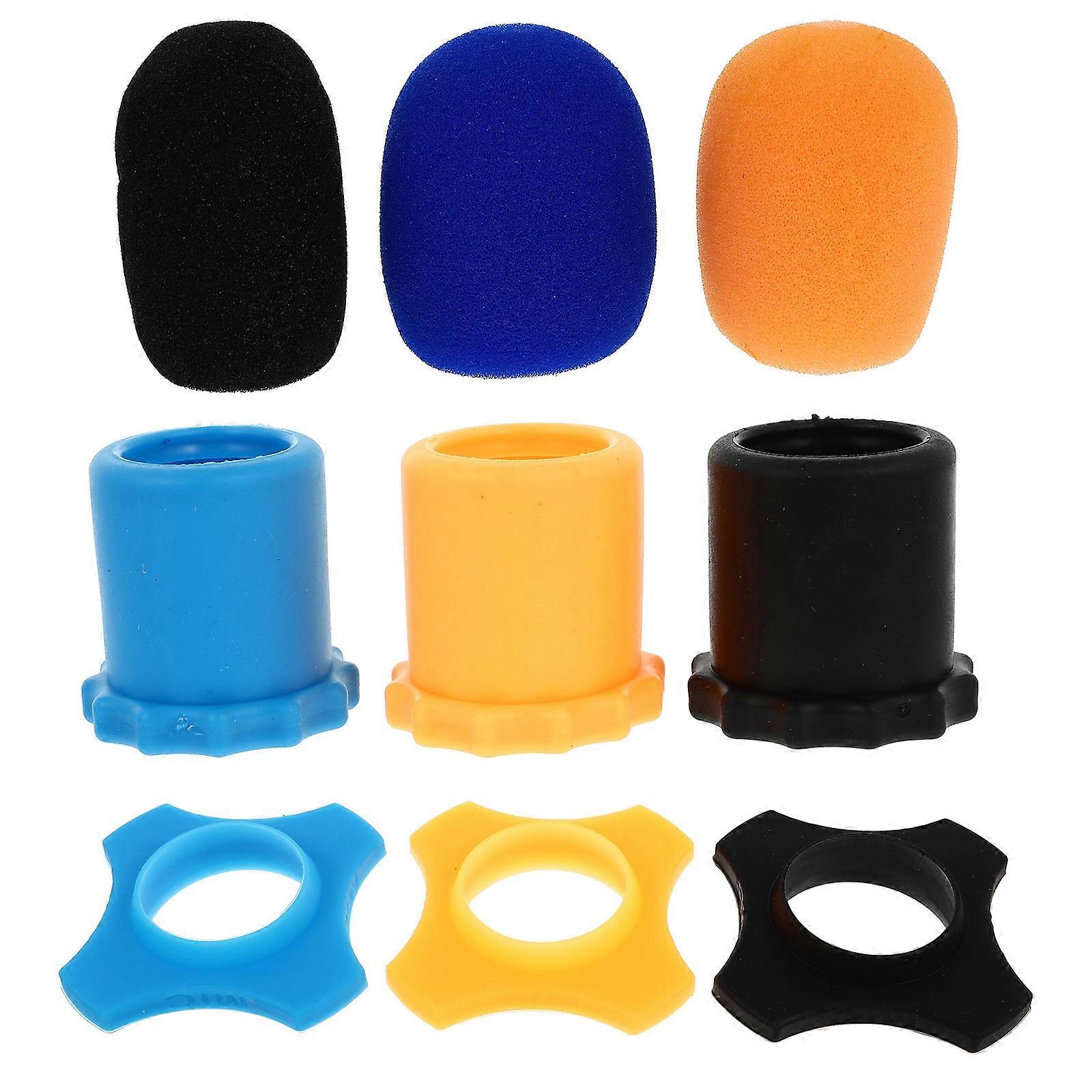 Microphone Protective Cover for Saliva Blocking Practical Assorted Color