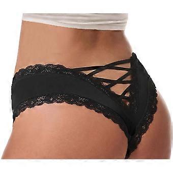 Womens Sexy Lingerie Lace Trim Nightwear Thong Ladies G-String Panties US STOCK